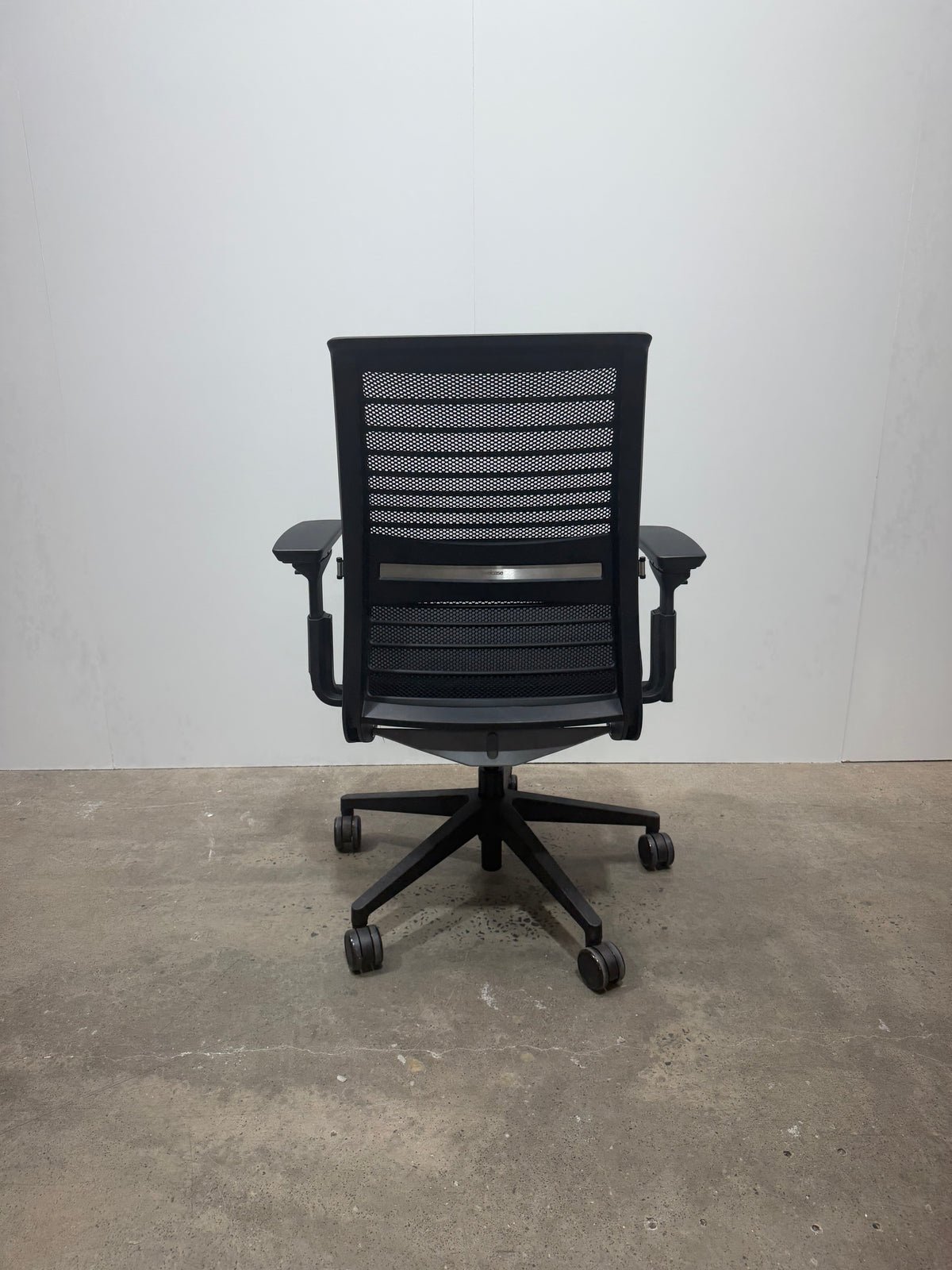 Steelcase Think V2 Task Chair – Black/Grey Seat, with Arms, Ex-Showroom – view 7 – pre-owned