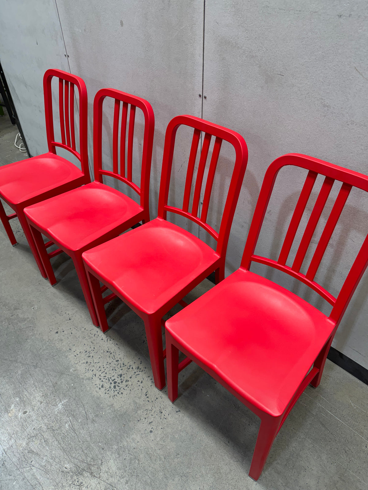 Emeco 111 Navy chair - Red