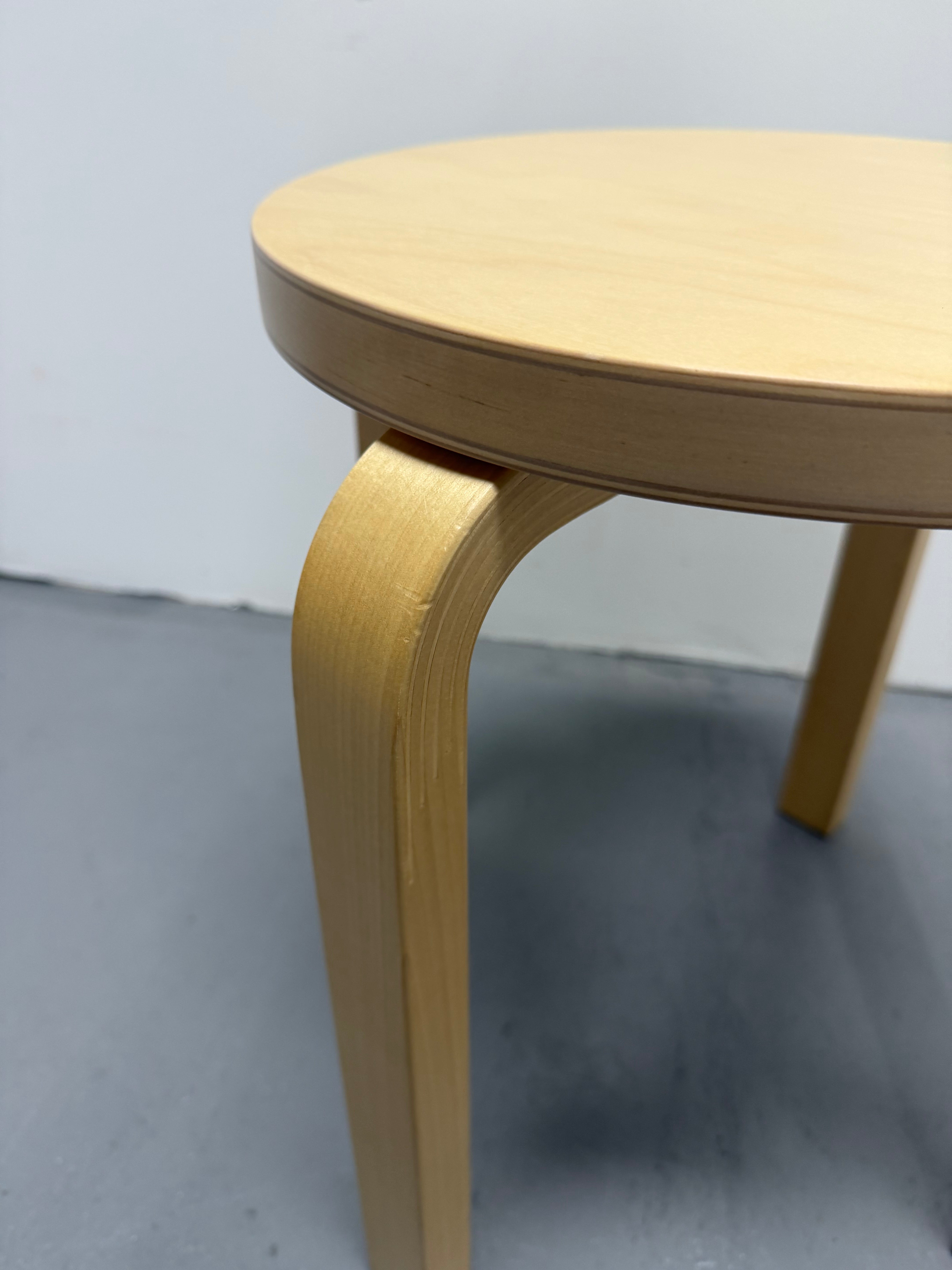 Artek Stool 60 by Alvar Aalto – Natural Birch