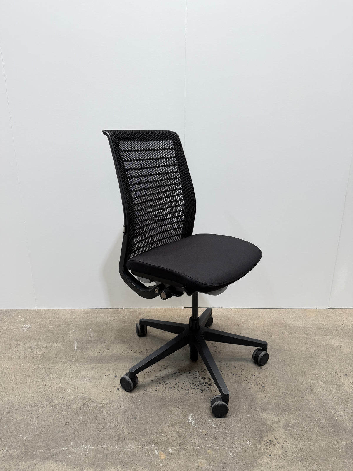 Steelcase Think V2 Task Chair – Black, No Arms – view 3 – pre-owned