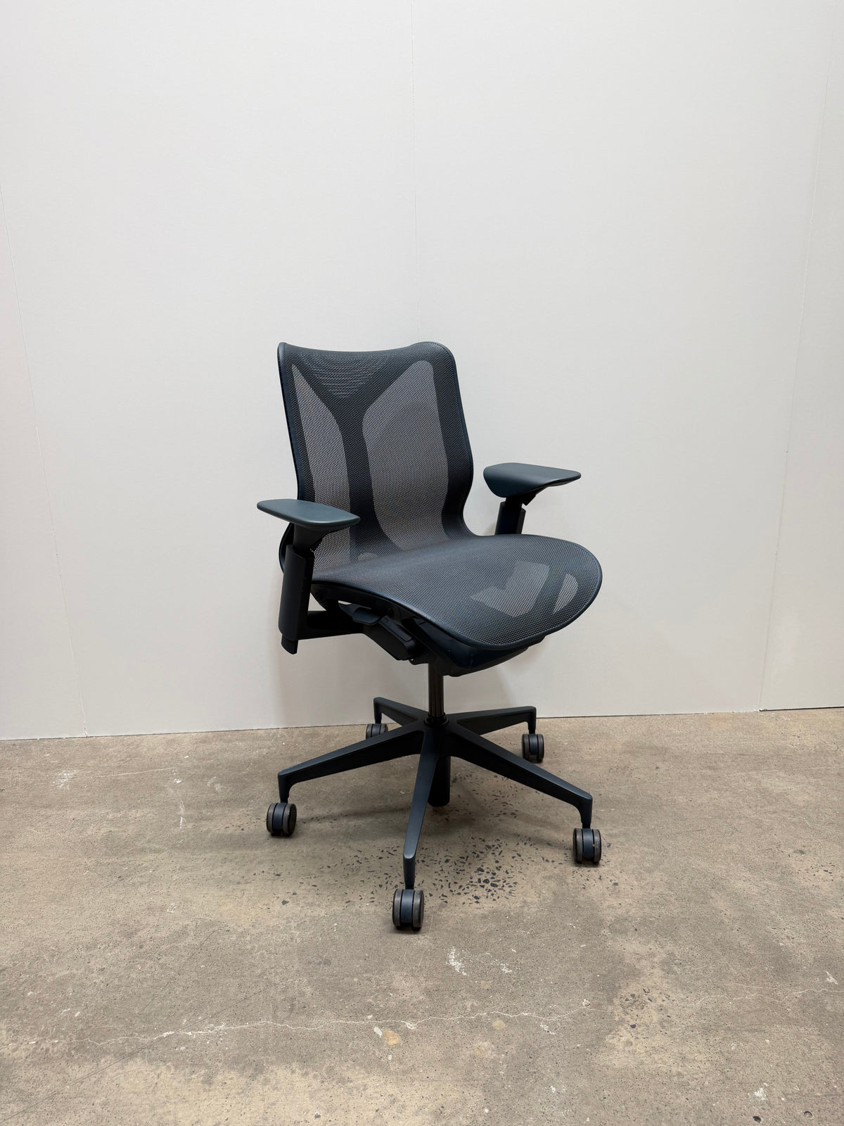 Herman Miller Cosm Chair – Low Back, Nightfall, Height-Adjustable Arms – view 4 – pre-owned