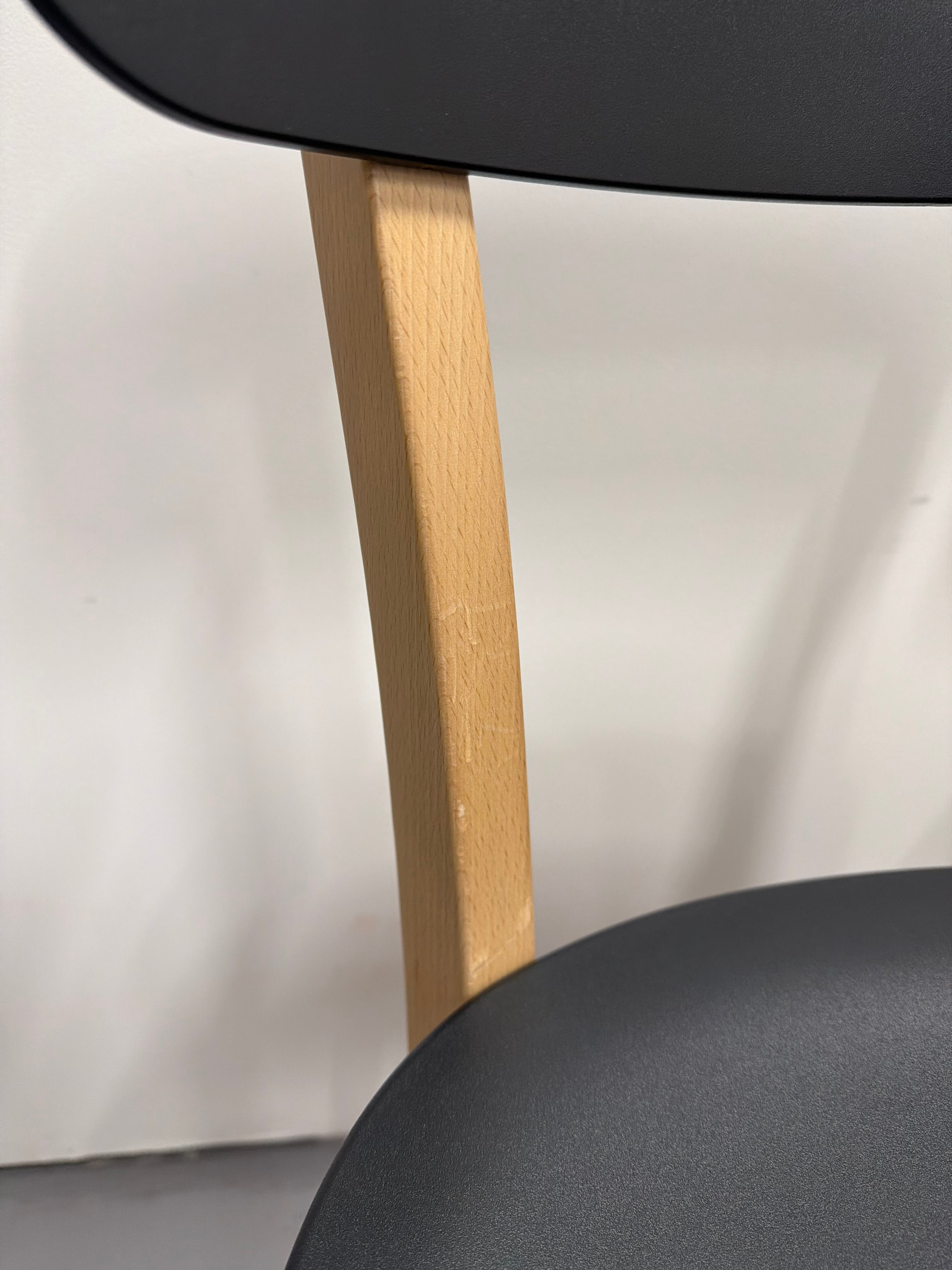 Vitra Basel Chair by Jasper Morrison – Black & Natural Wood