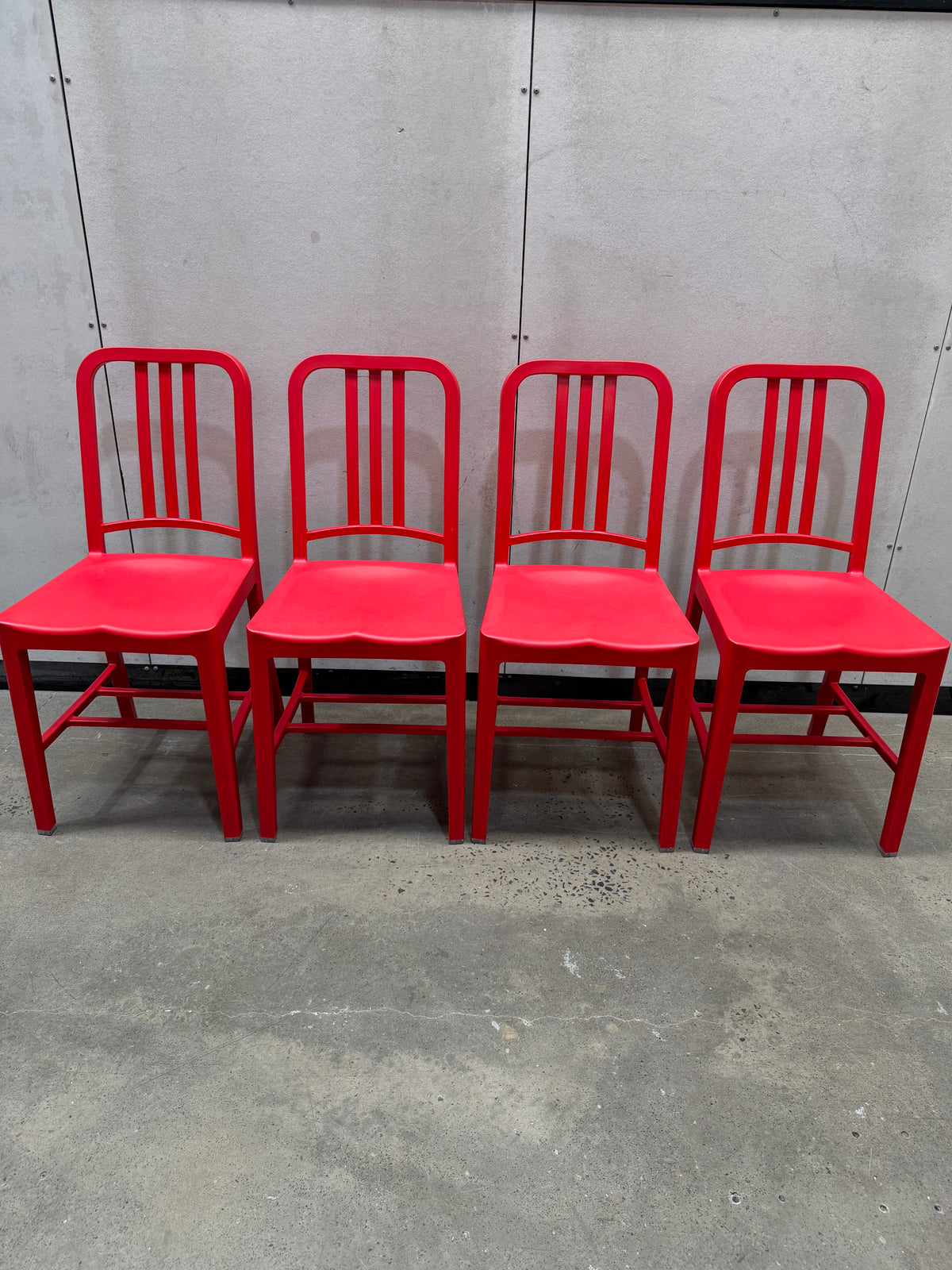 Emeco 111 Navy chair - Red