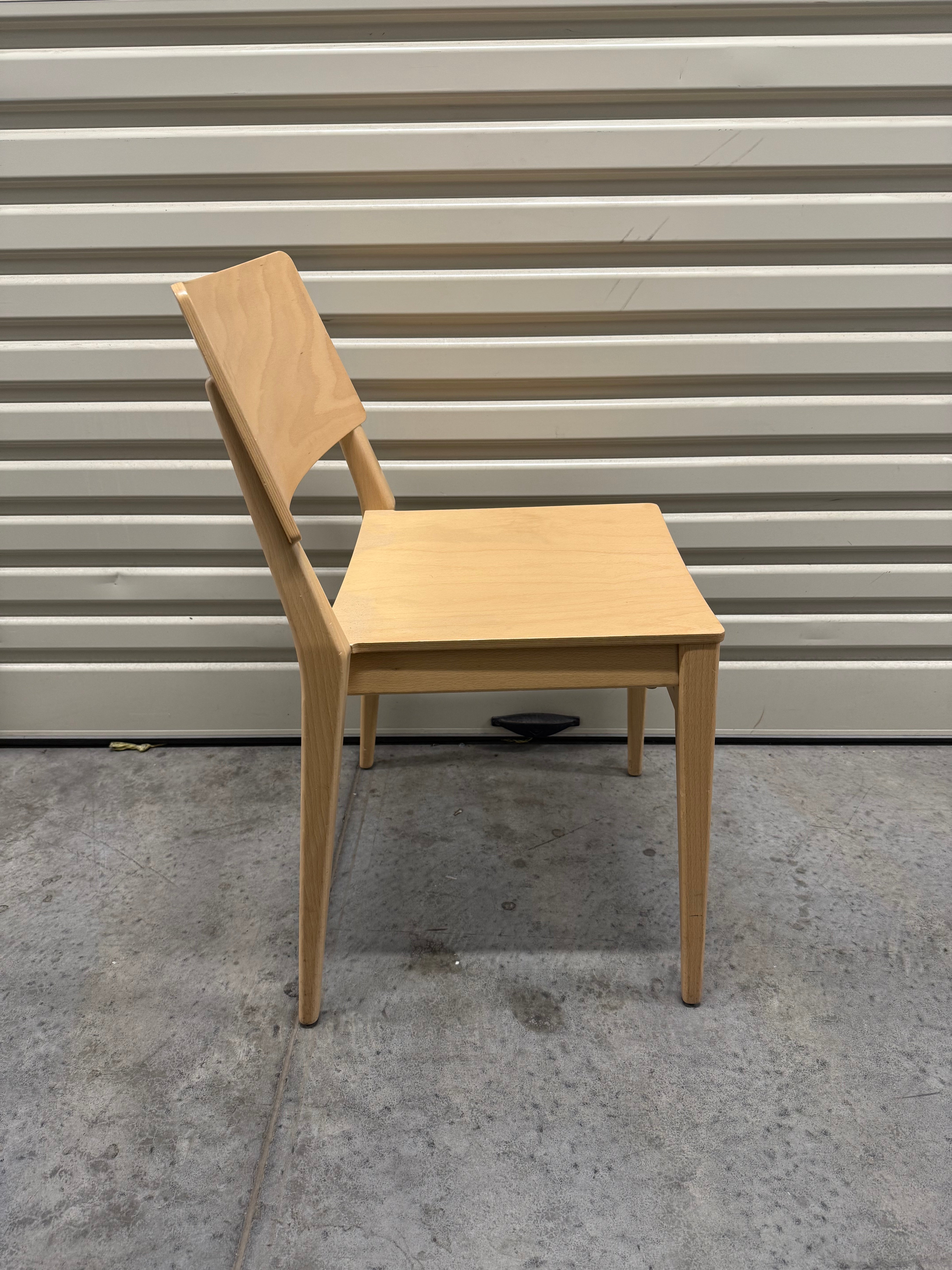 Billiani Take 585 Chair – Natural Beech Wood