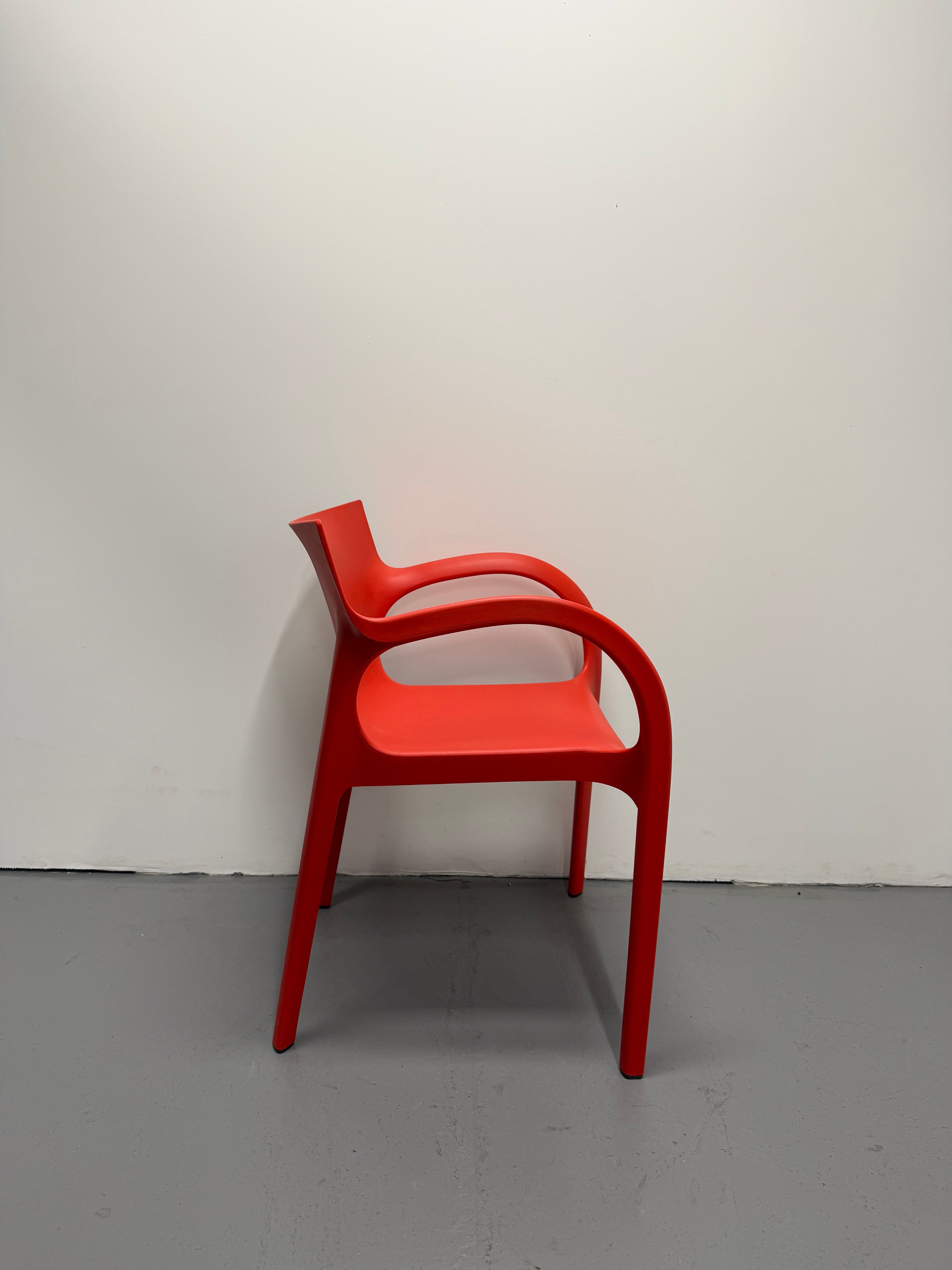 Segis Poppy Star Outdoor Chair – Red (4-Leg Base)