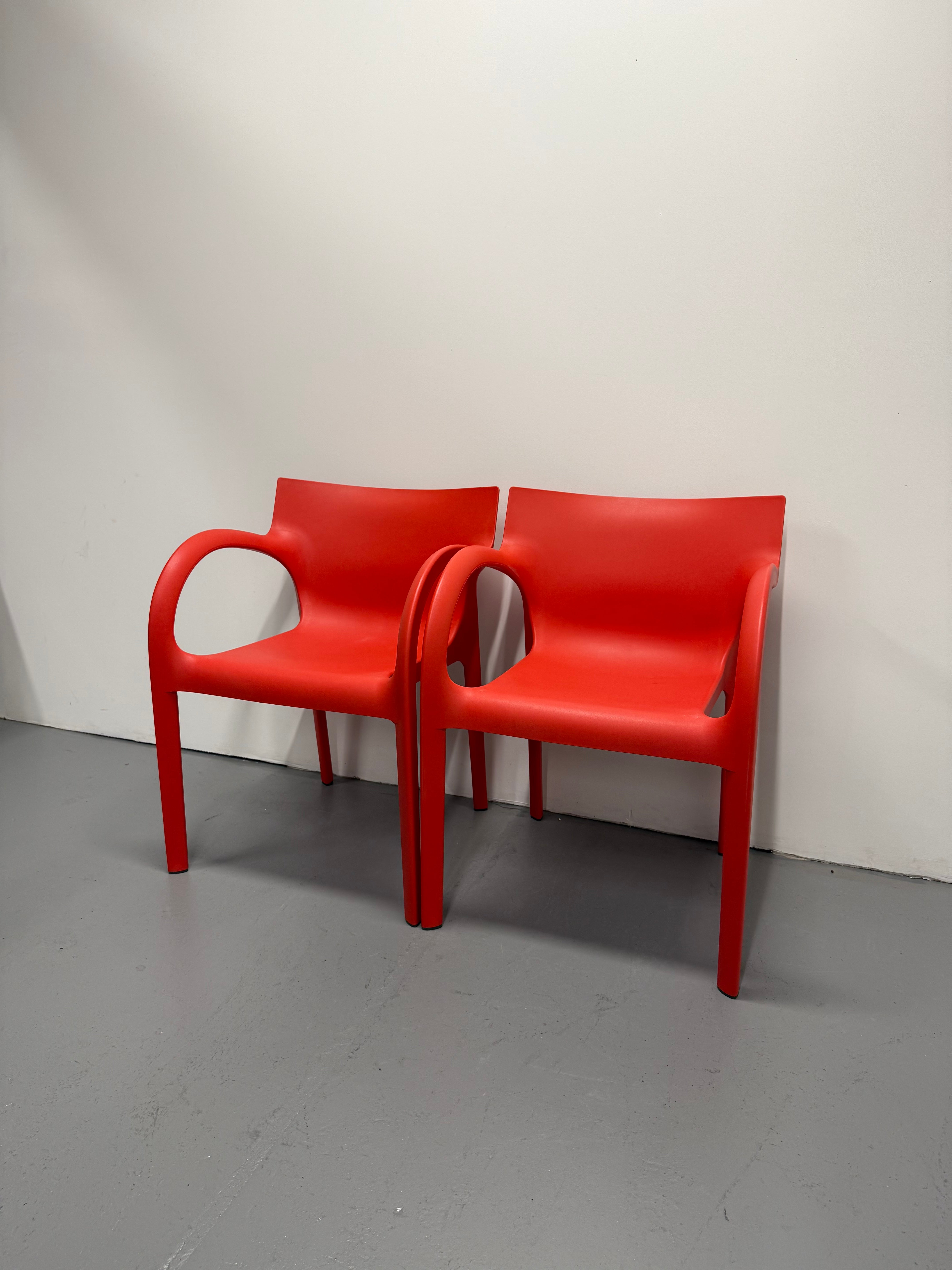 Segis Poppy Star Outdoor Chair – Red (4-Leg Base)