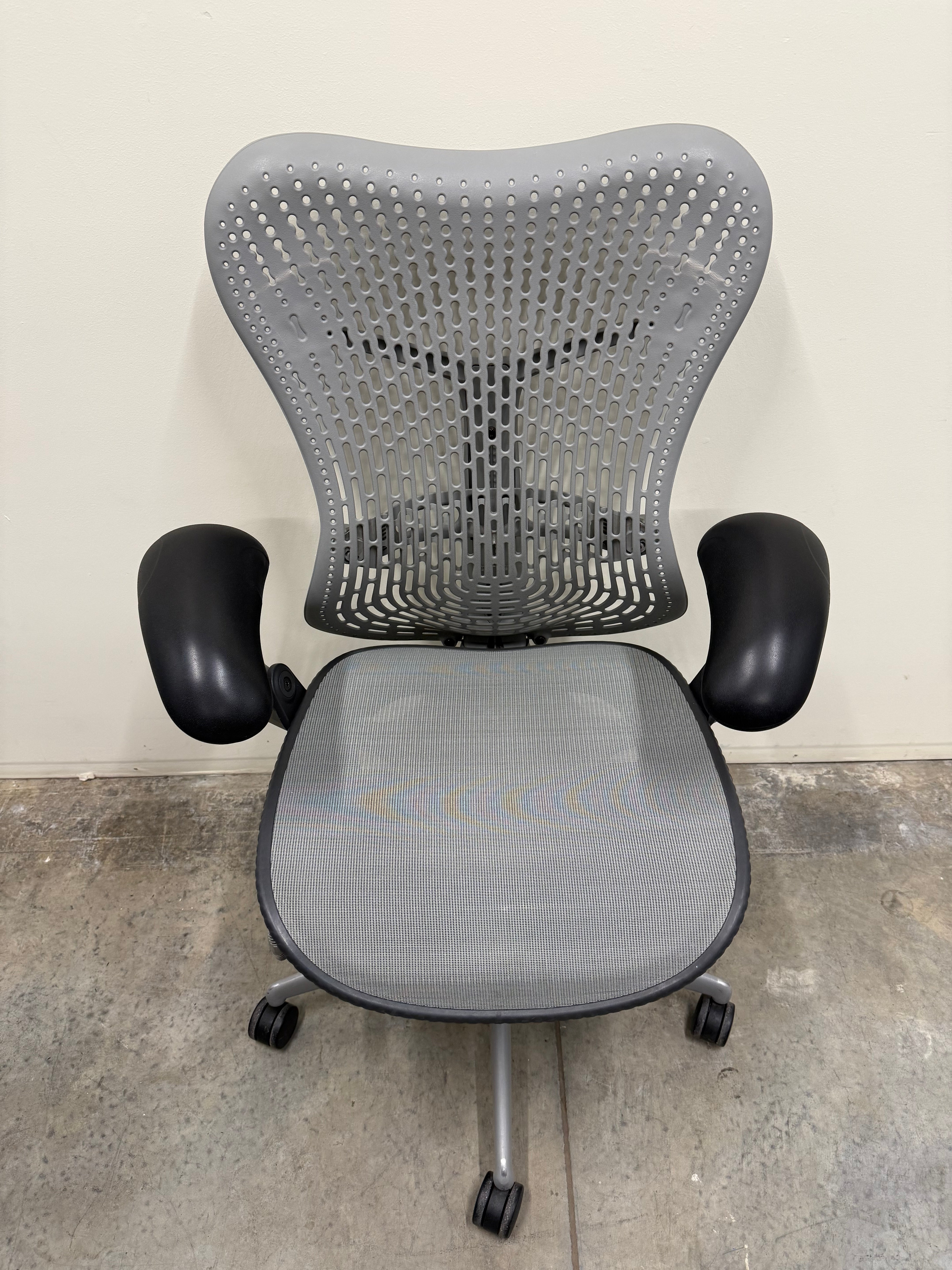 Herman Miller Mirra 1 Office Chair – Grey Seat & Back with Armrests
