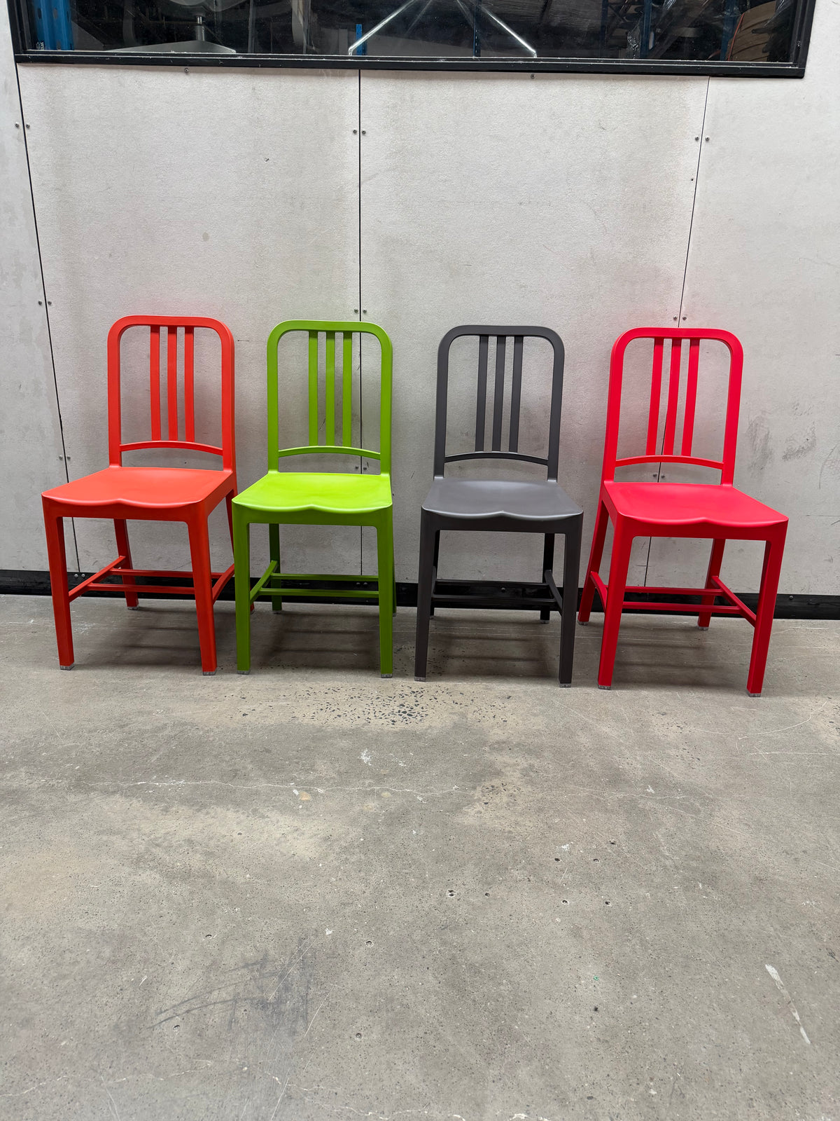 Emeco 111 Navy chair - Red