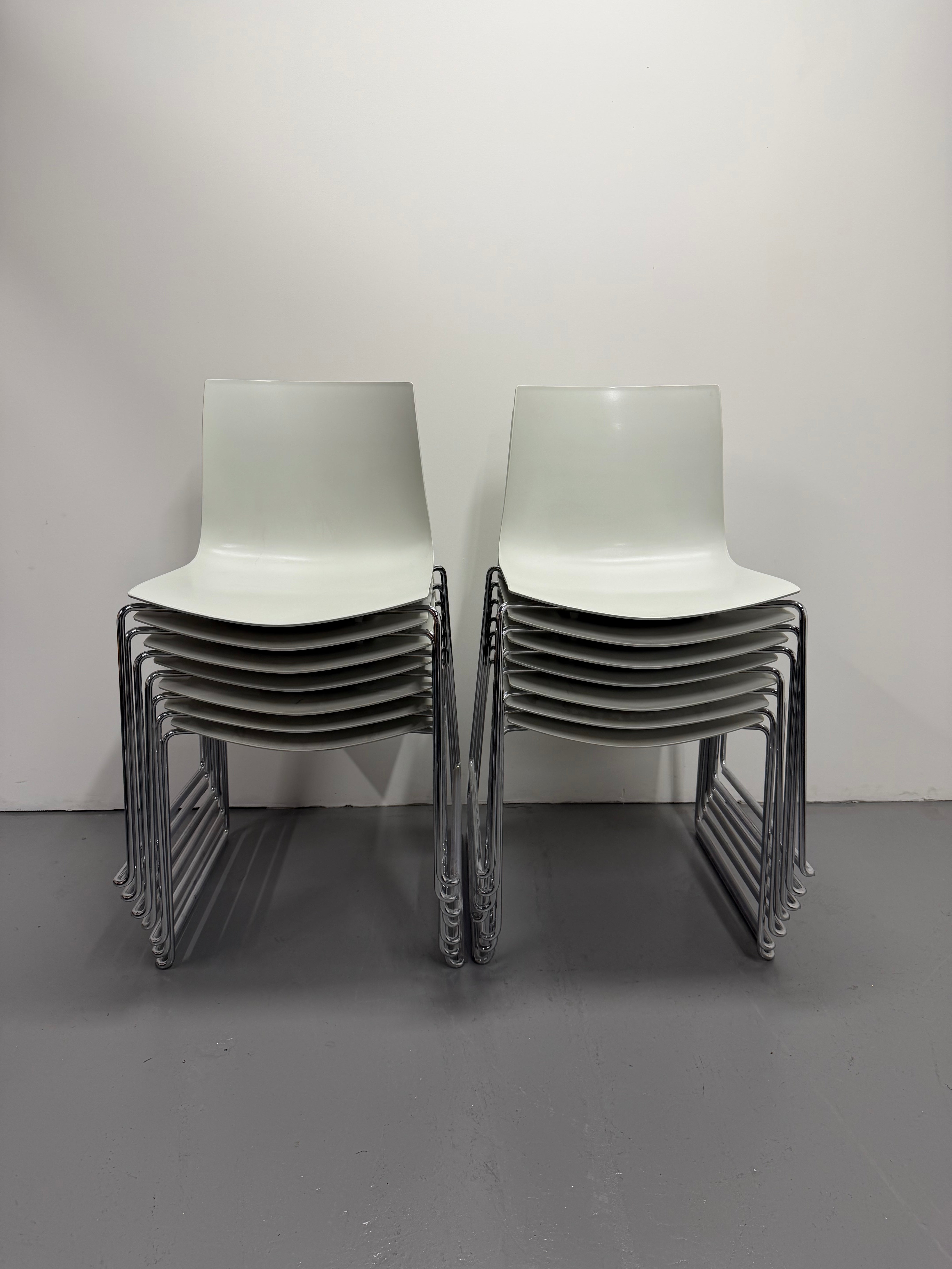 Arper Catifa 46 Chair – White Gloss Back