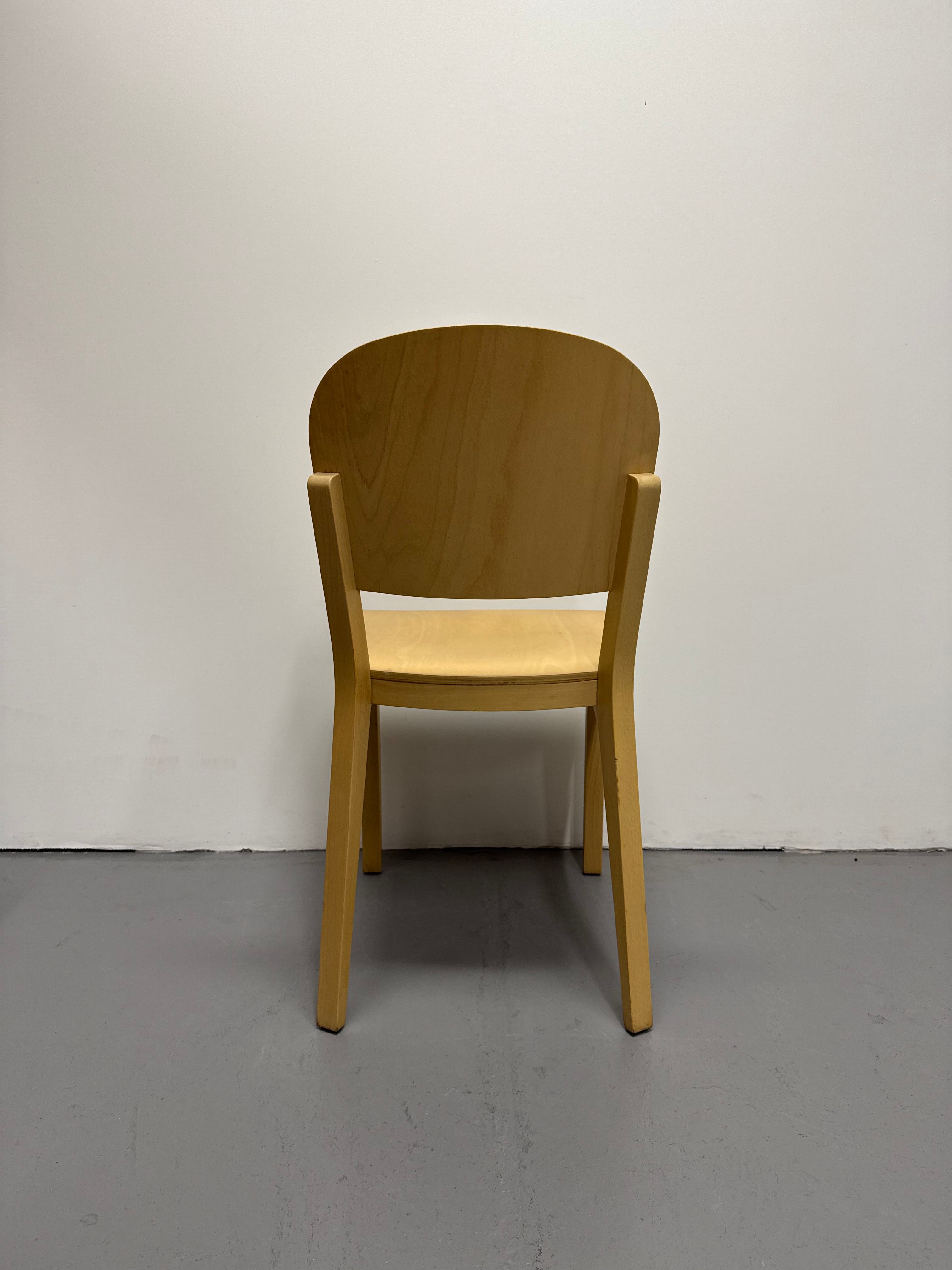 Billiani Aloe Dining Chair by Werther Toffoloni - Beechwood (Made in Italy)