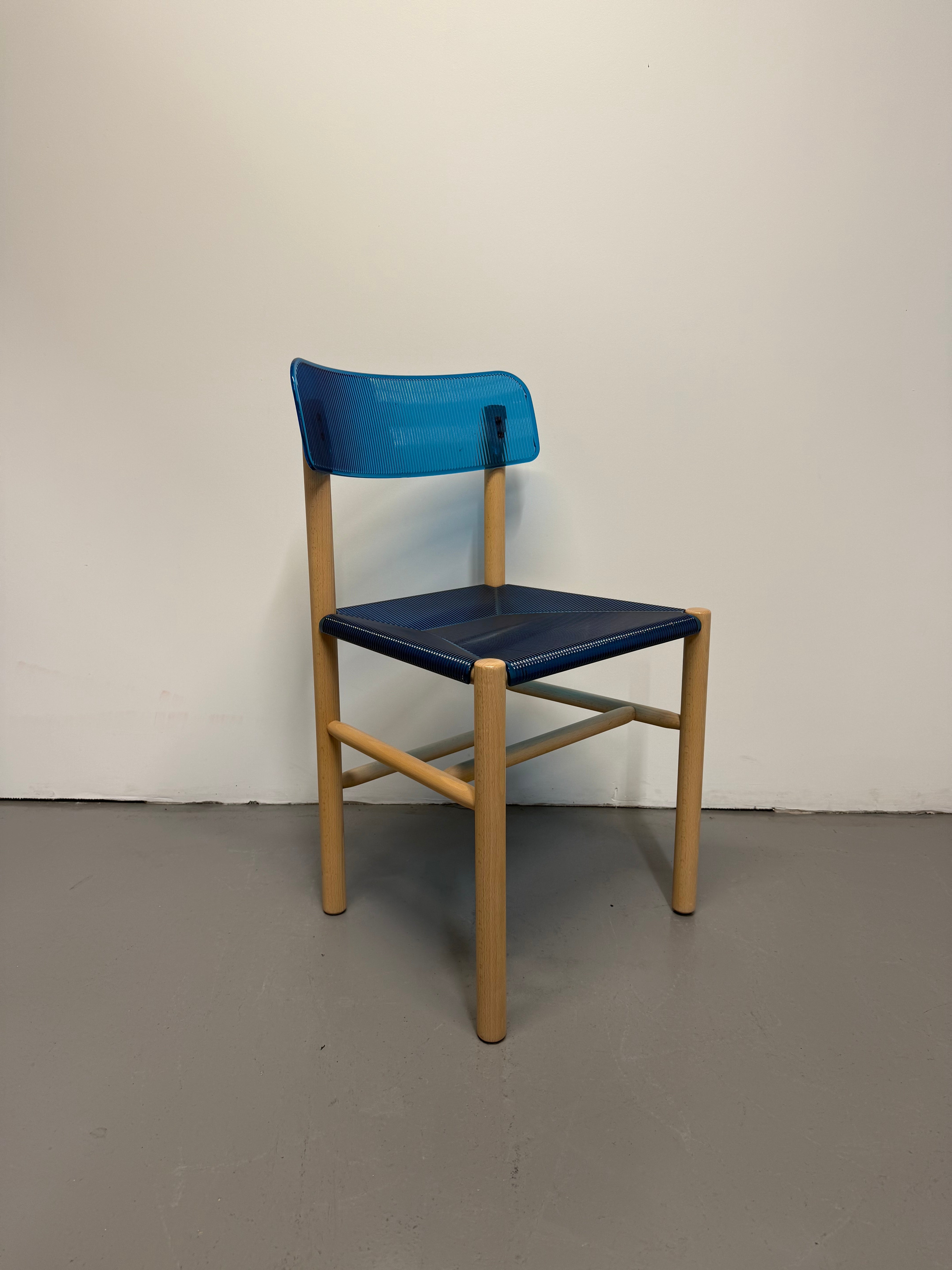 RARE Jasper Morrison ‘Trattoria’ Chairs for Magis – Sky Blue (6x Available)