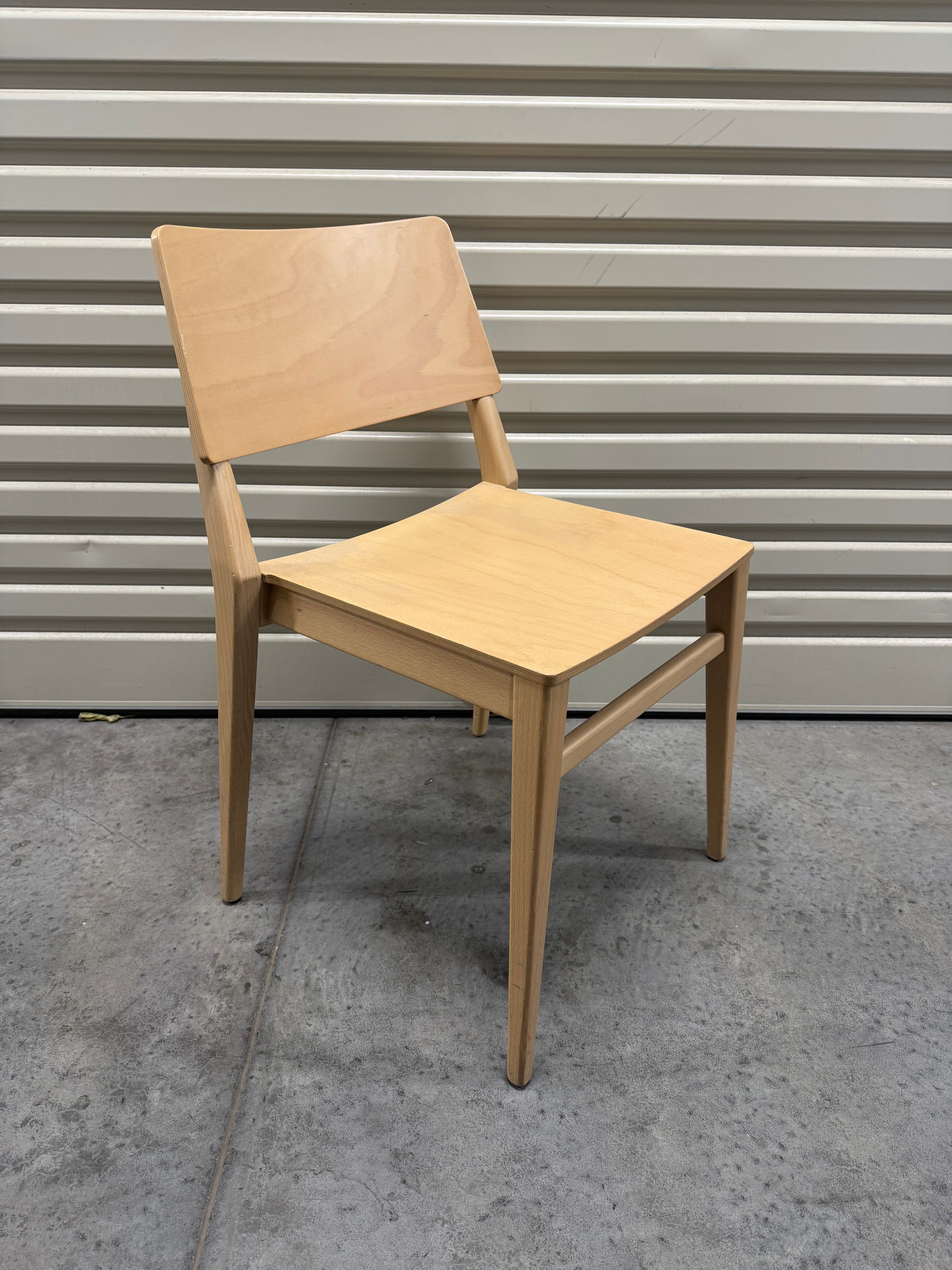 Billiani Take 585 Chair – Natural Beech Wood