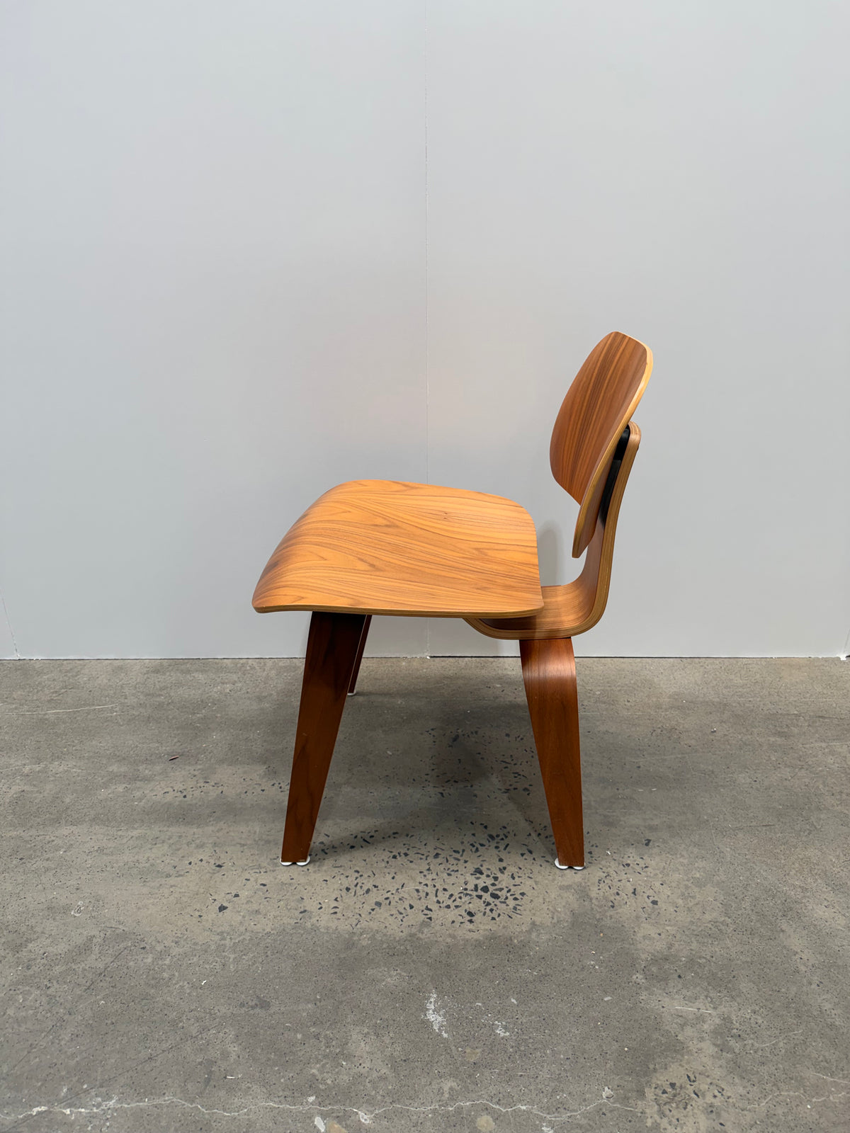 Authentic Eames DCW Molded Plywood Dining Chair - Walnut
