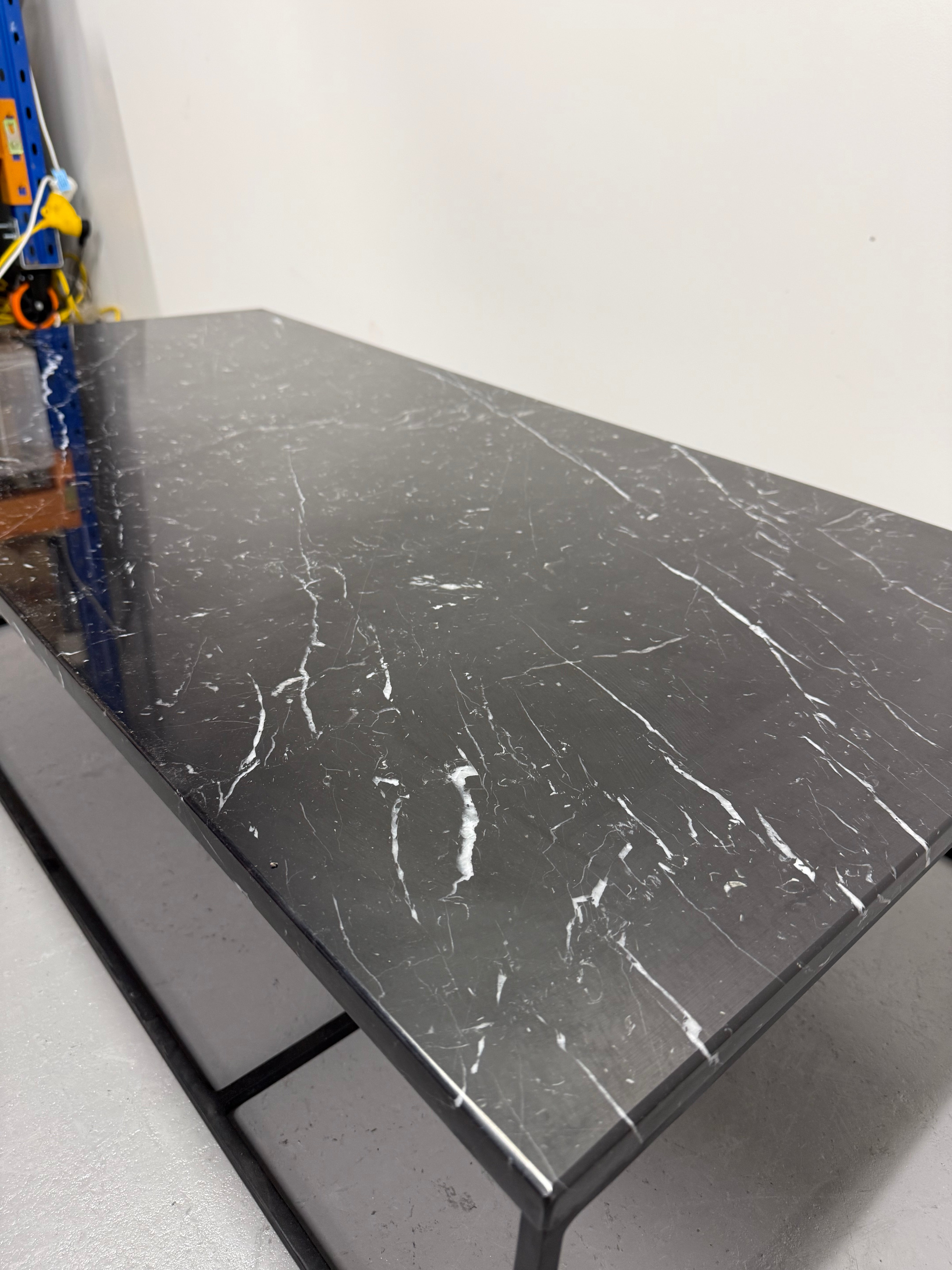 Minotti Calder Coffee Table – Marble Top / Metal Base