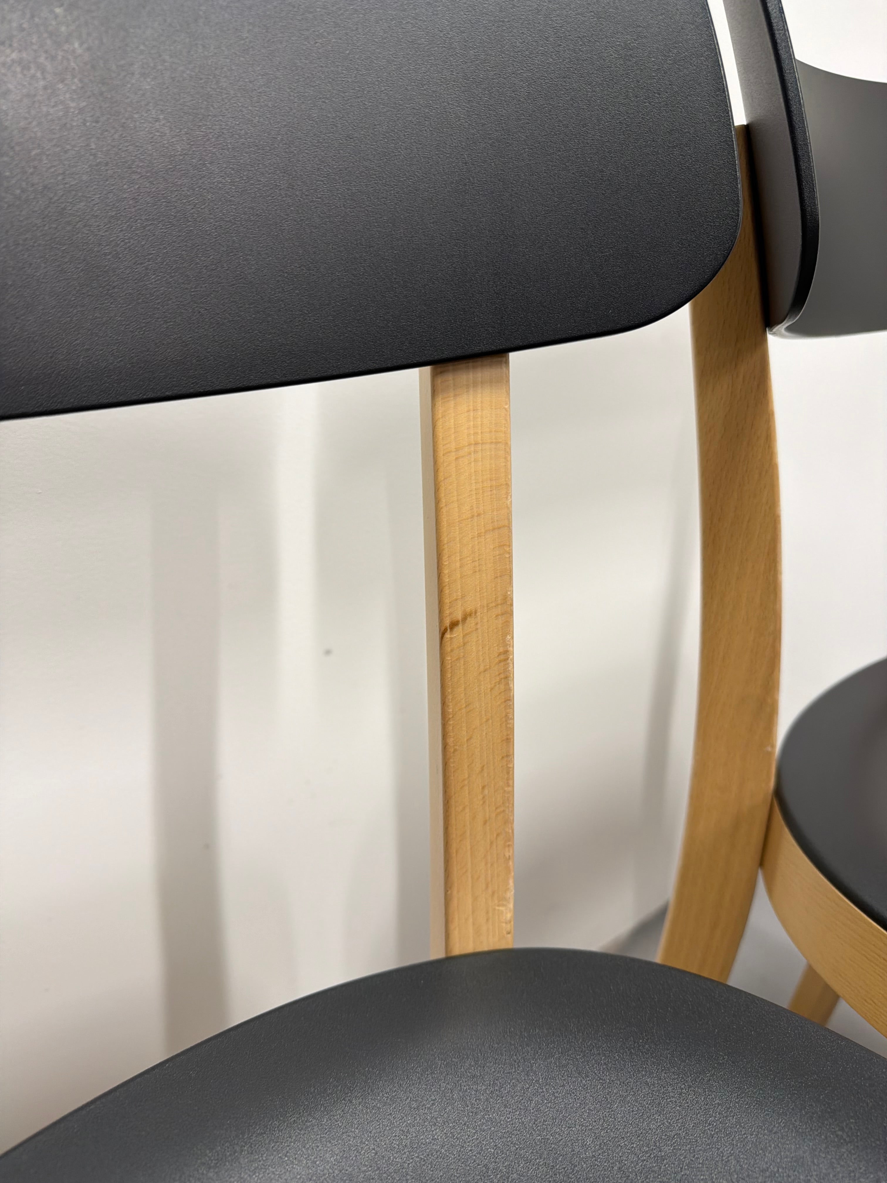 Vitra Basel Chair by Jasper Morrison – Black & Natural Wood