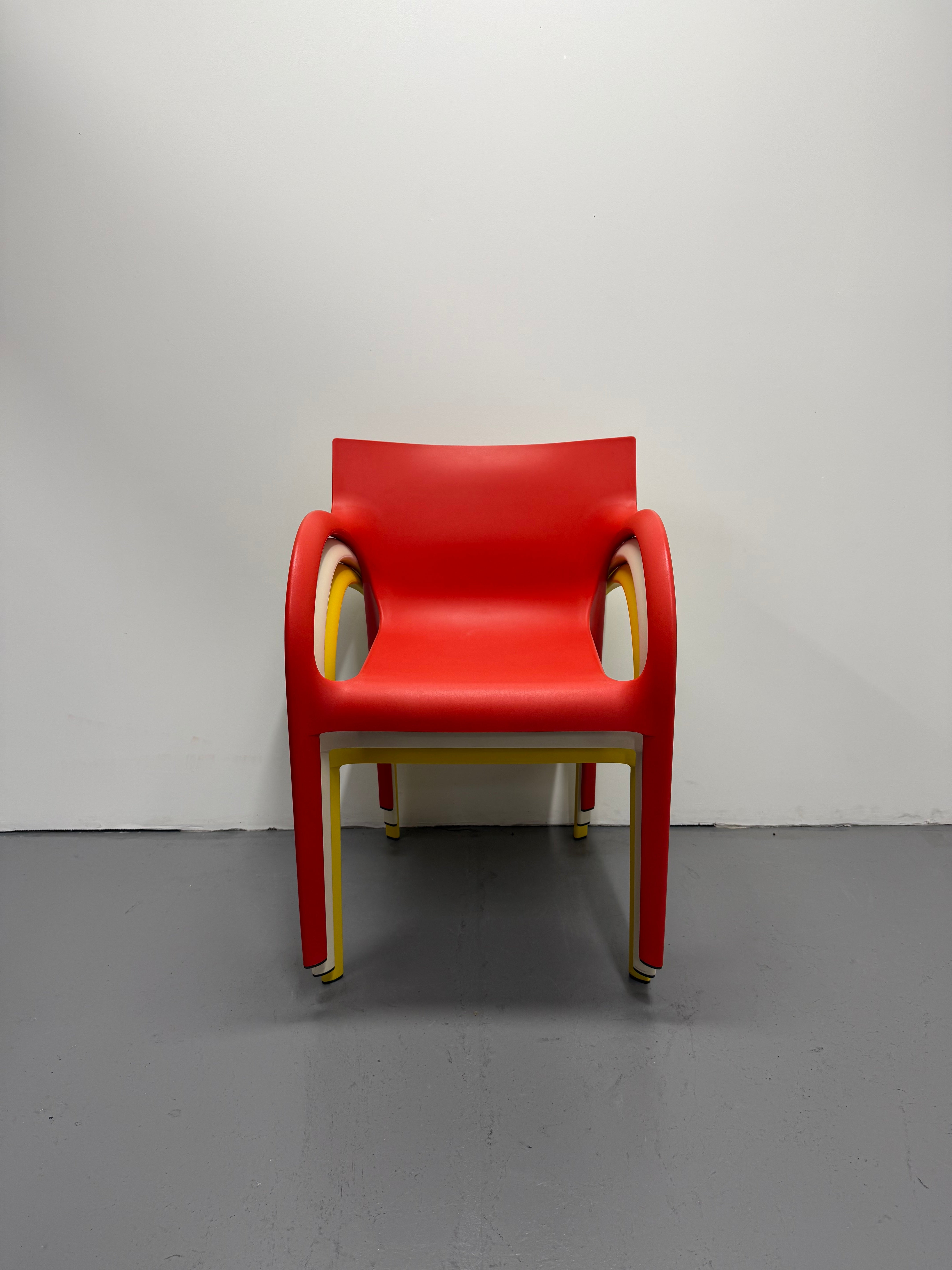 Segis Poppy Star Outdoor Chair – Red (4-Leg Base)