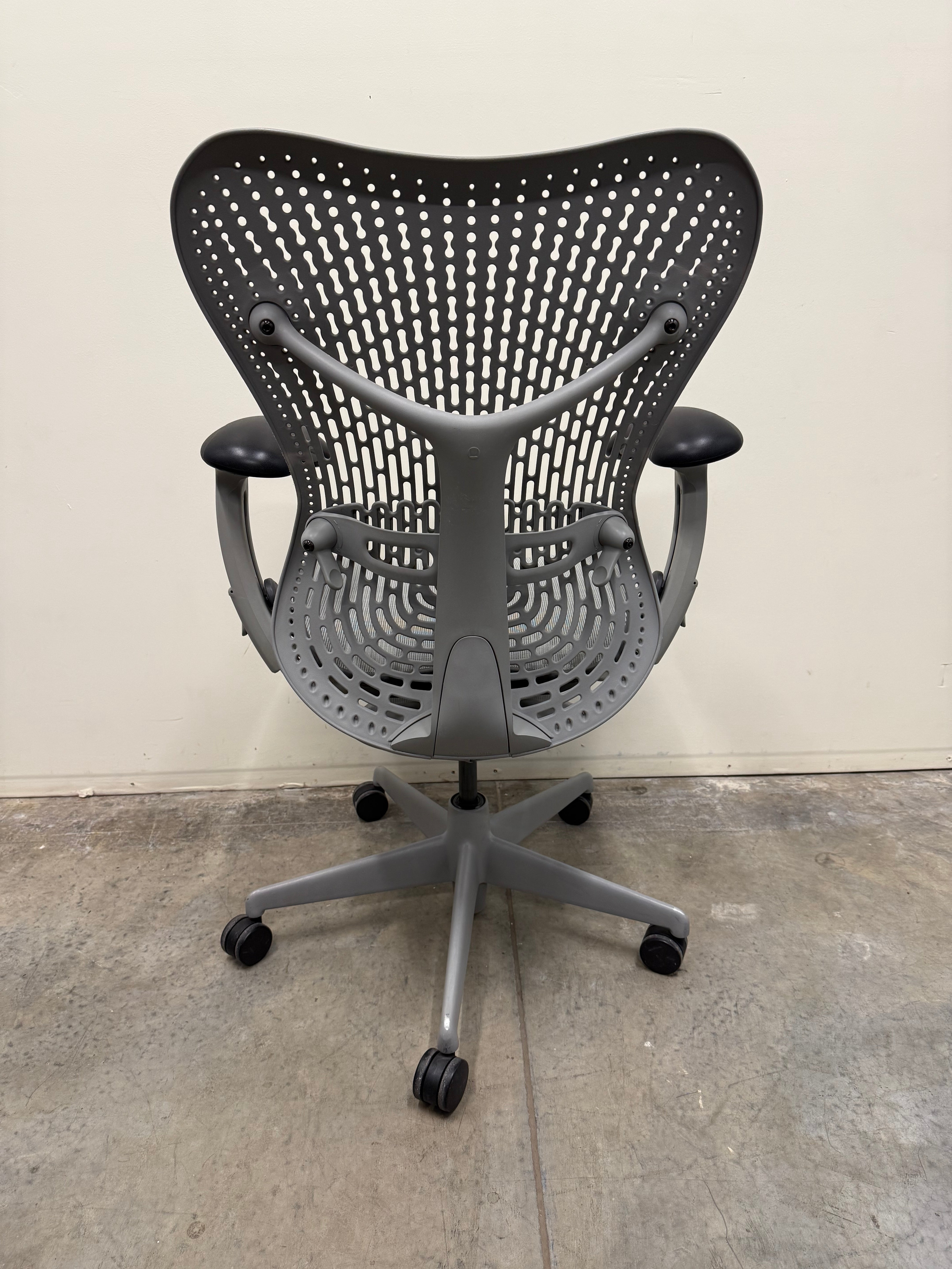 Herman Miller Mirra 1 Office Chair – Grey Seat & Back with Armrests