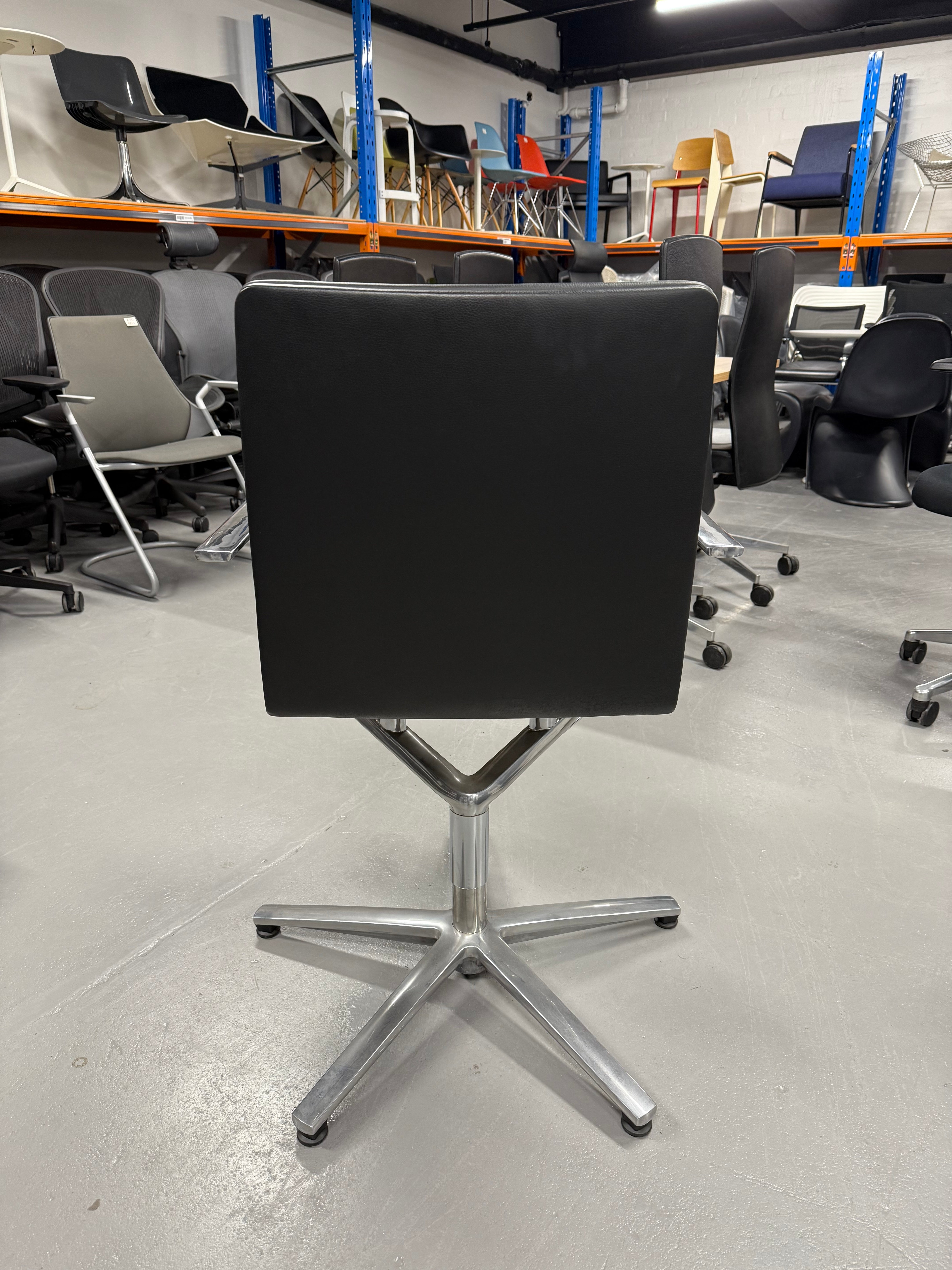 Wilkhahn Sola Conference Chair – Black Leather