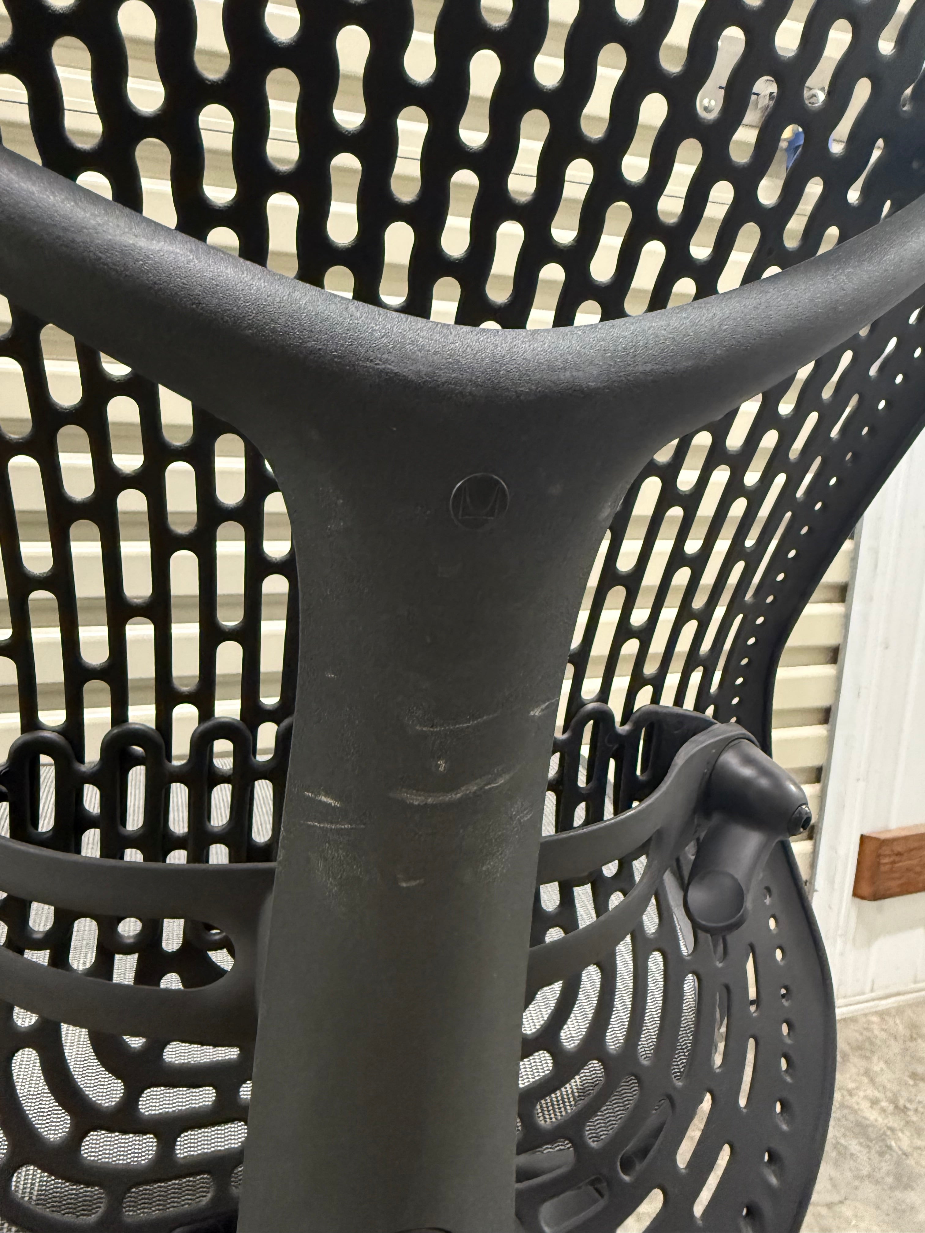 Herman Miller Mirra Office Chair no Arms - Graphite - Back Tilt Lock