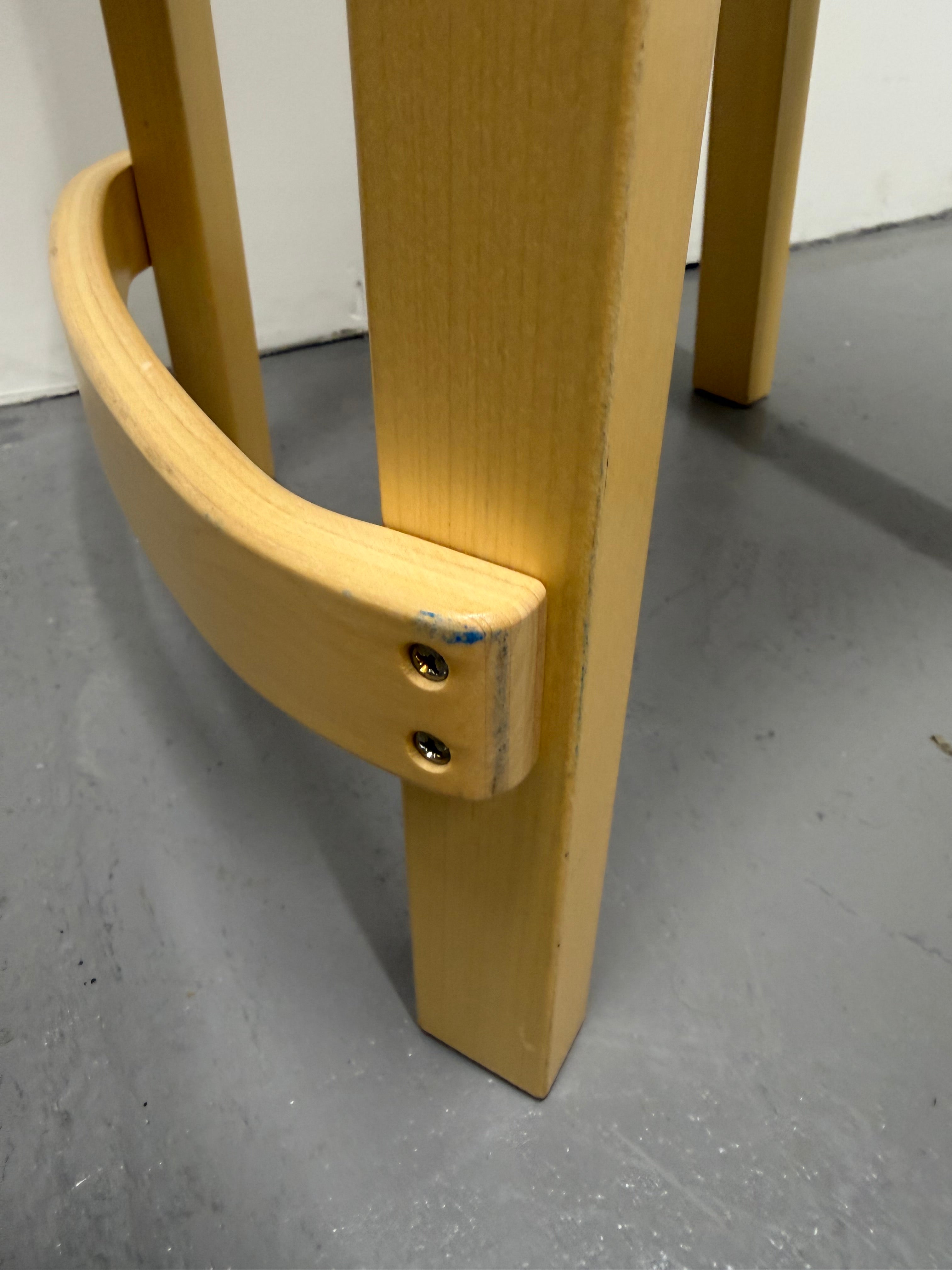 Artek Low Bar Stool K65 by Alvar Aalto – Natural Birch