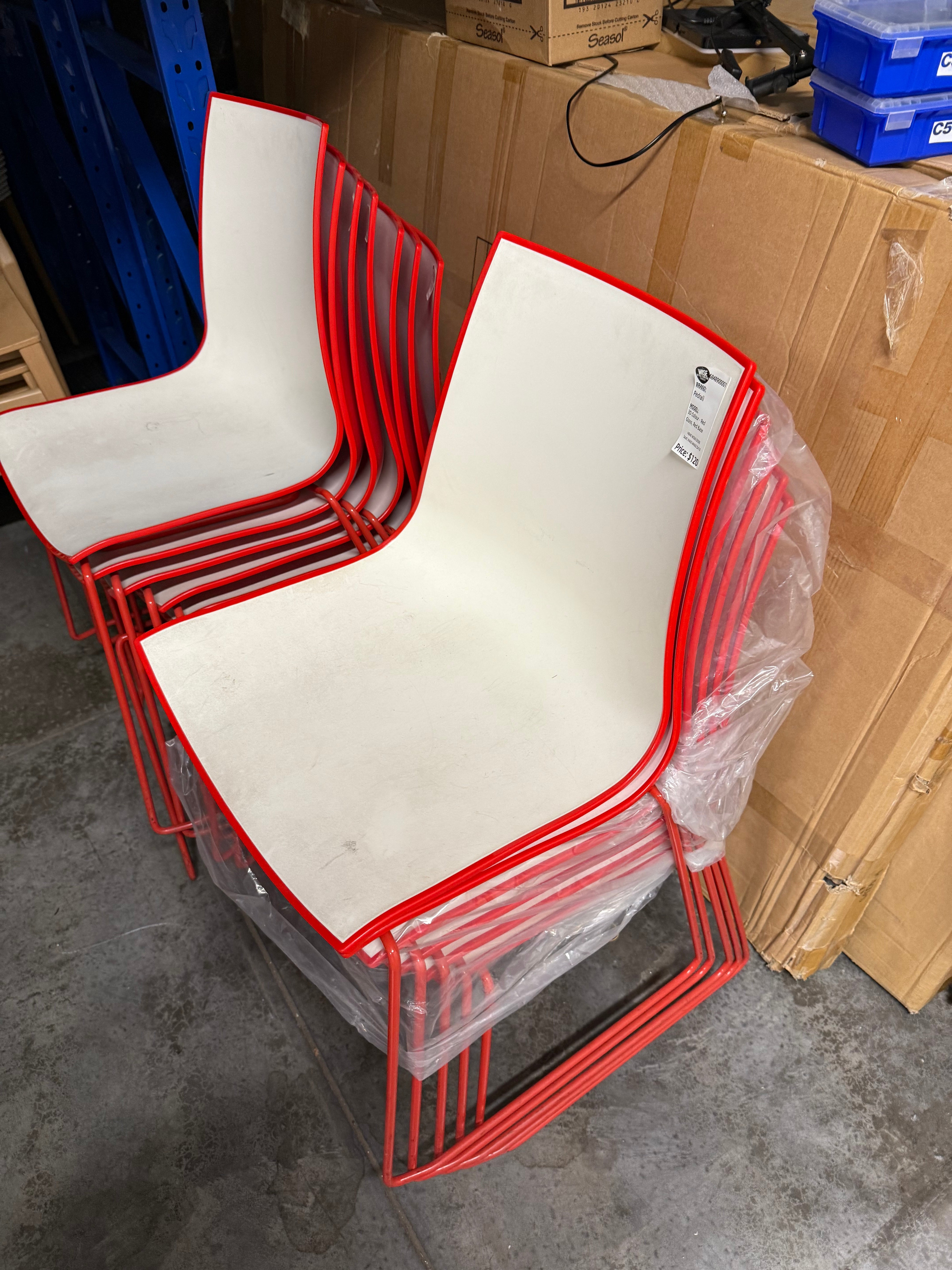 Pedrali 3D‑Colour Red Gloss, Red Base