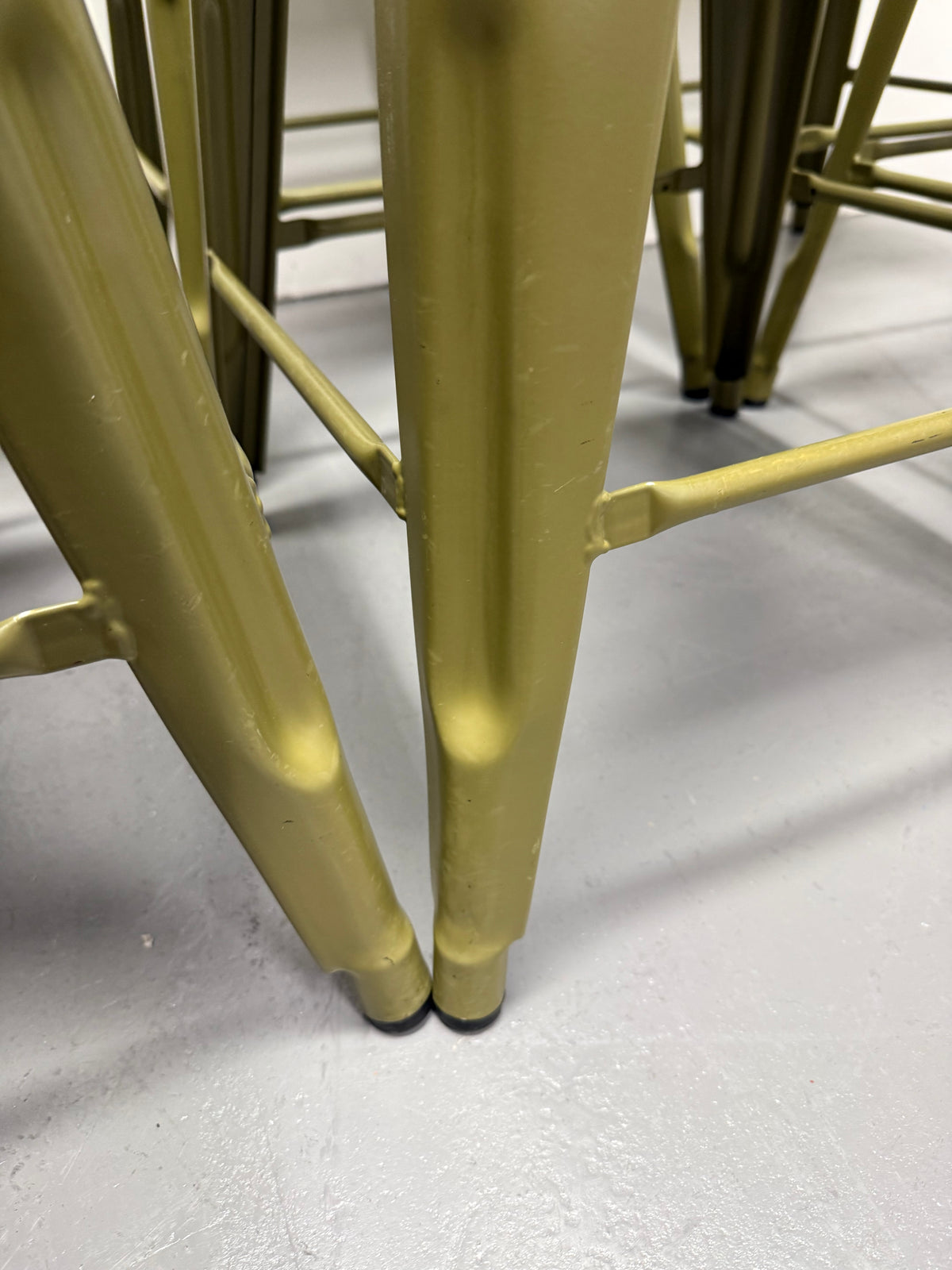 Tolix H75 Bar Stool by Xavier Pauchard – Olive Green