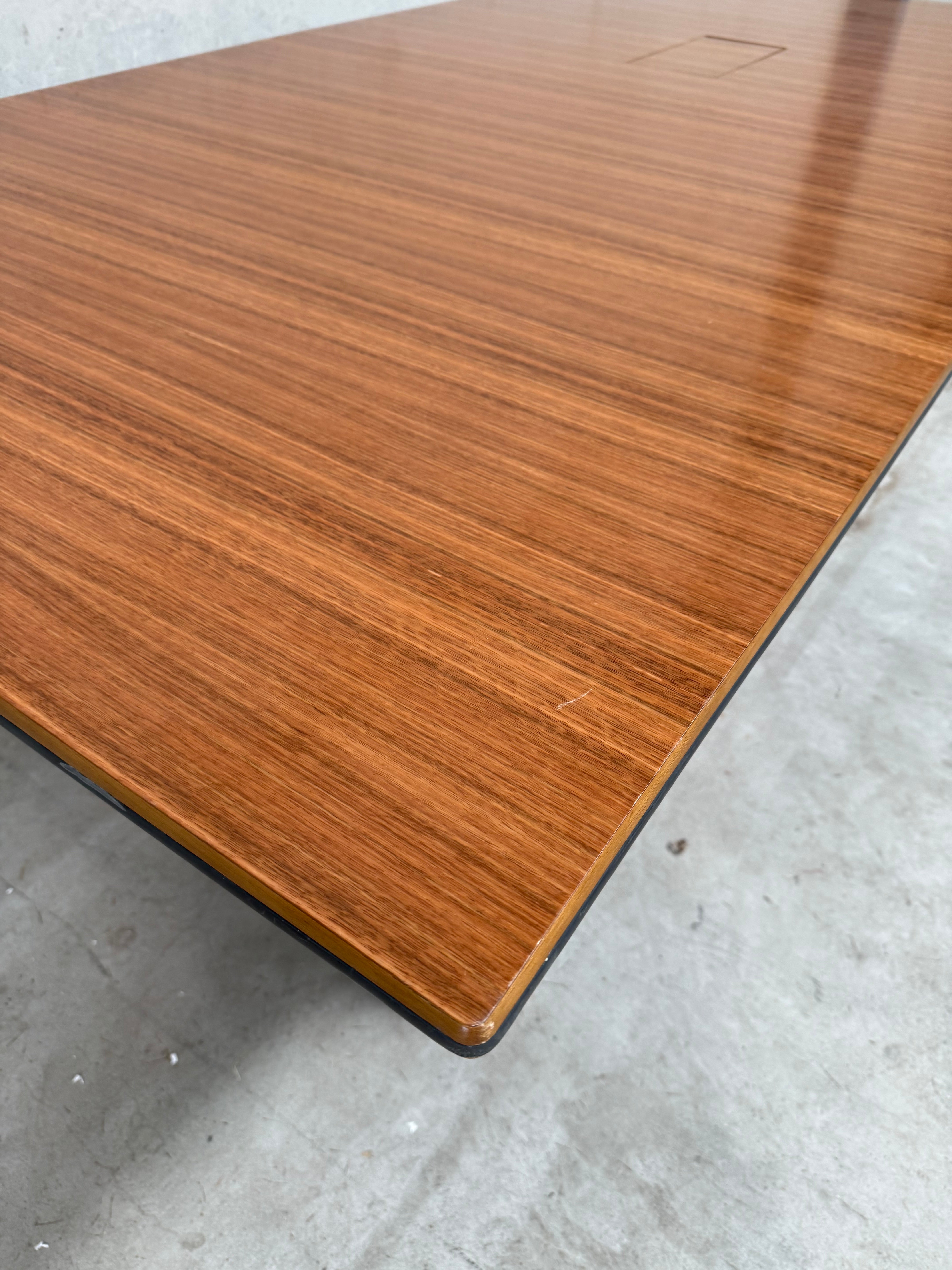 Wilkhahn Confair Conference / Meeting Table – Brown (2400 × 1200)