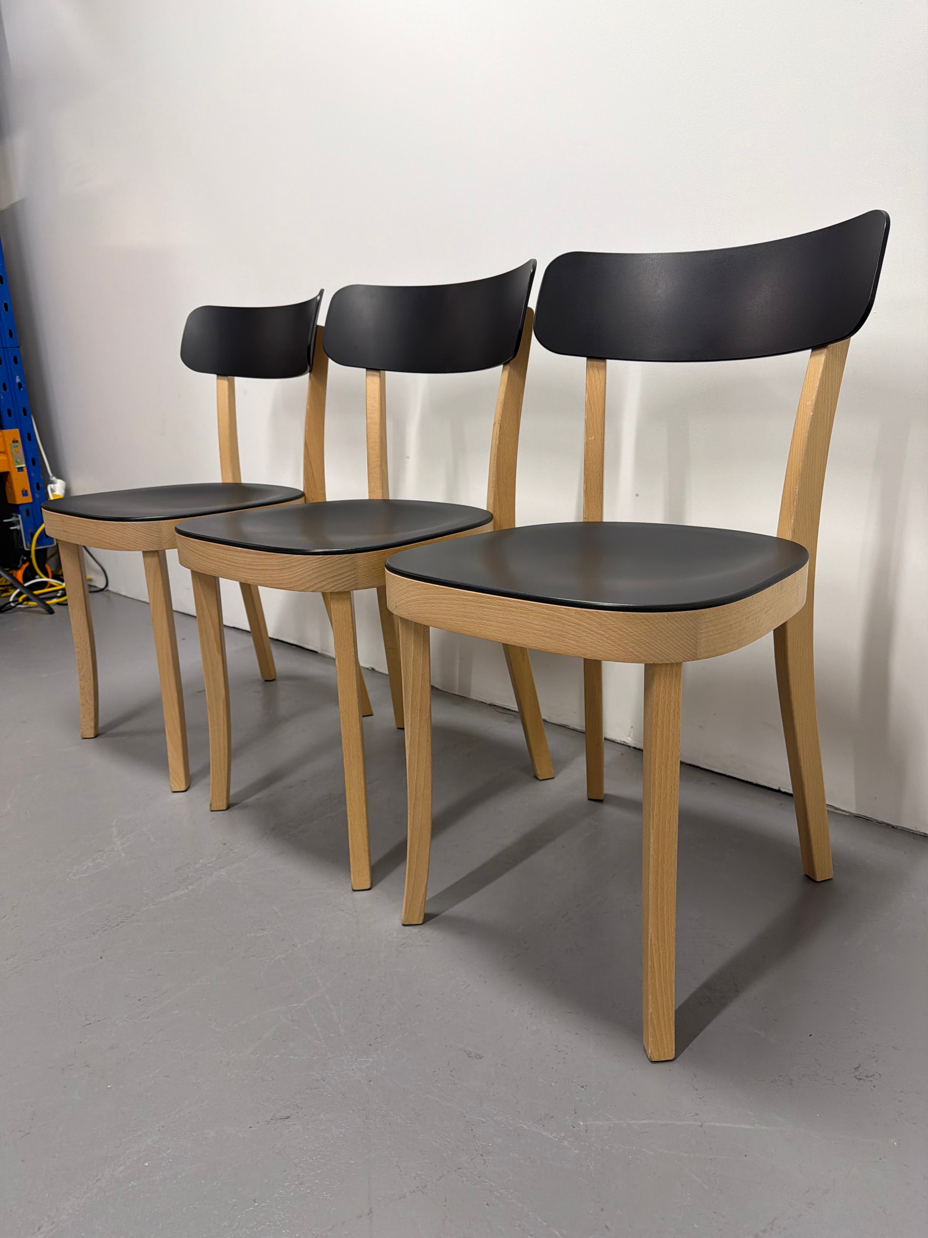 Vitra Basel Chair by Jasper Morrison – Black & Natural Wood