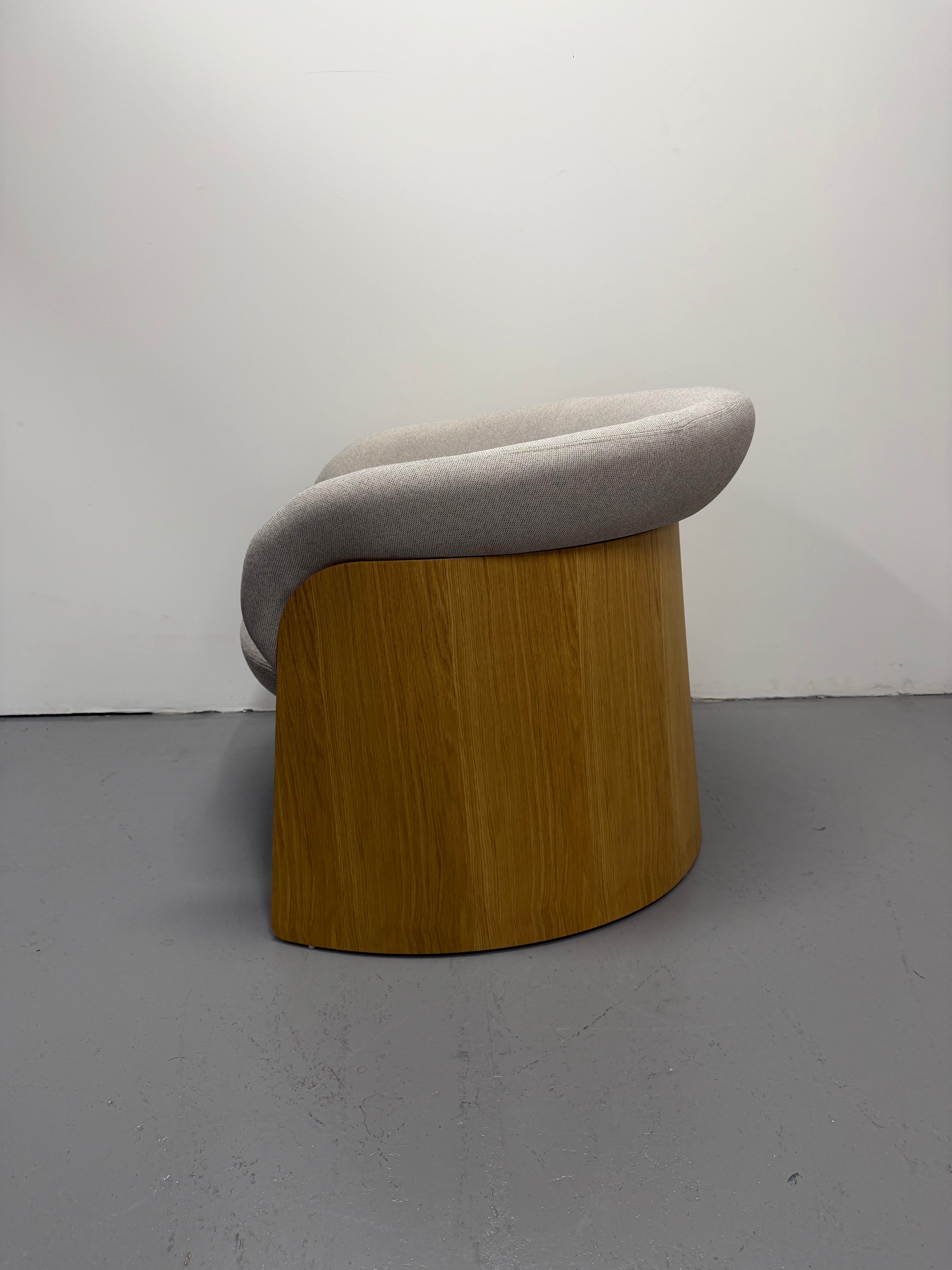 Ondarreta Ginger Wood Armchair Designed in Spain | Ex-Showroom