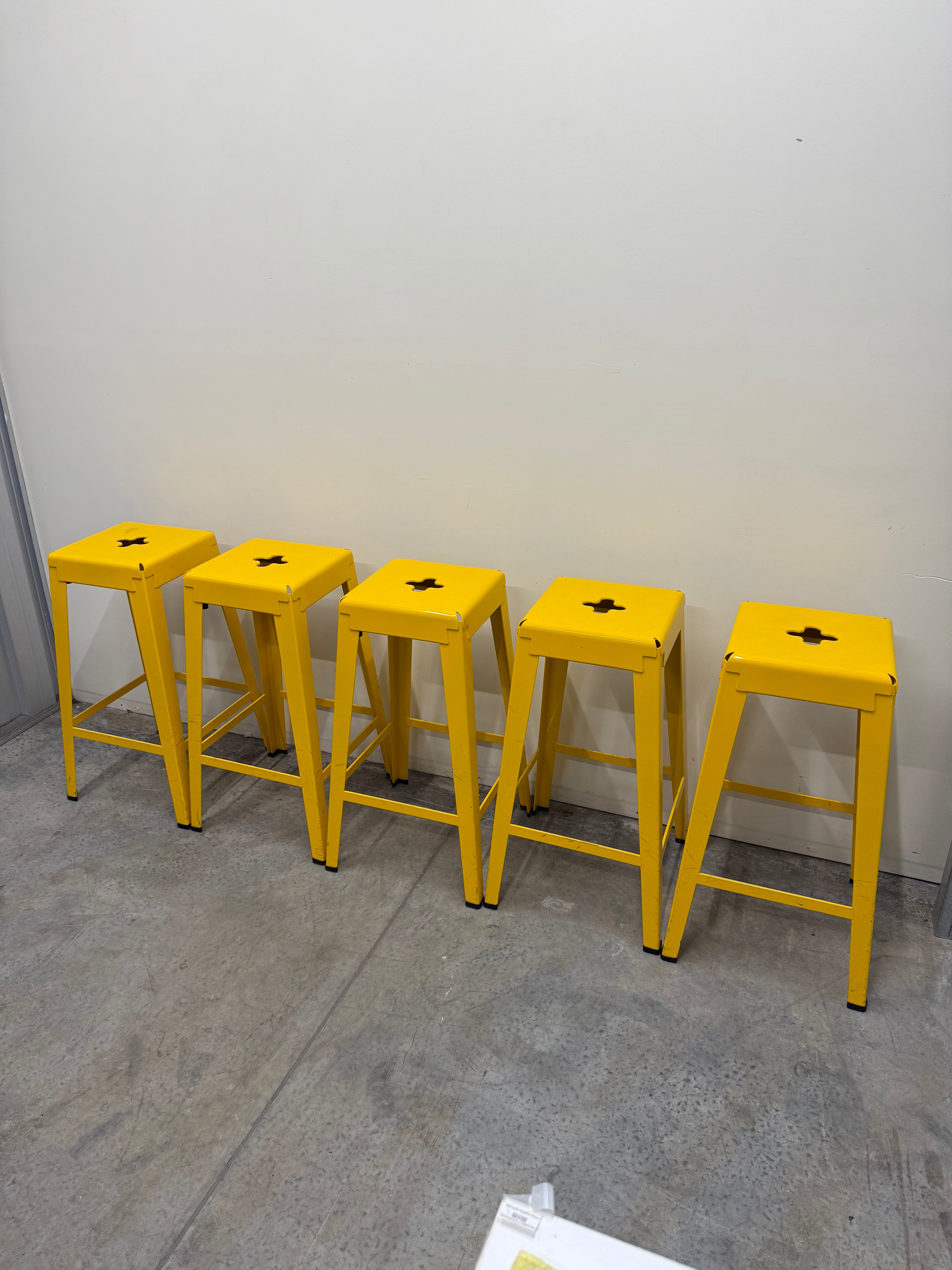 Tait Good One Barstool – Yellow Powder Coat Steel (Australian Made)