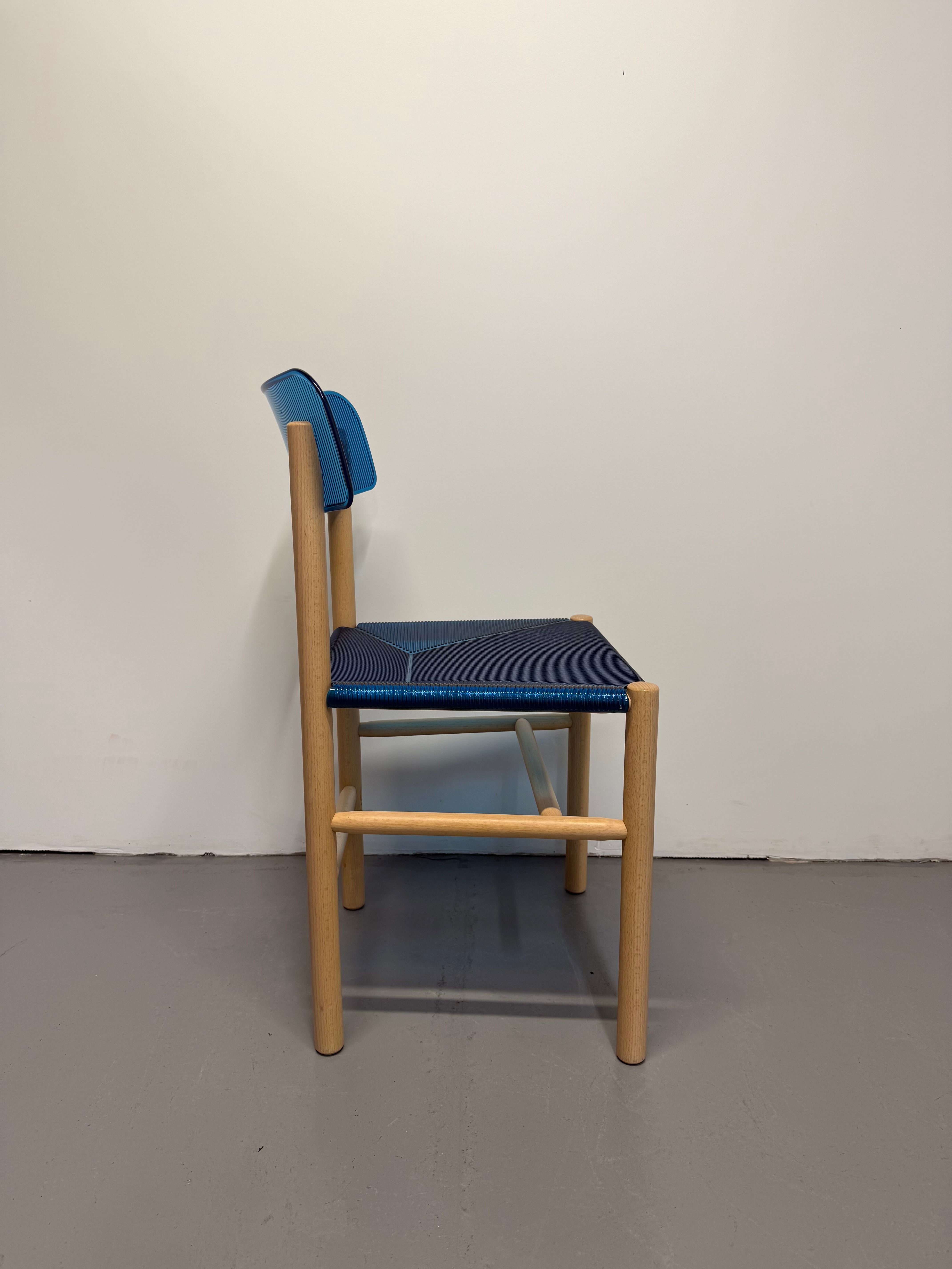 RARE Jasper Morrison ‘Trattoria’ Chairs for Magis – Sky Blue (6x Available)