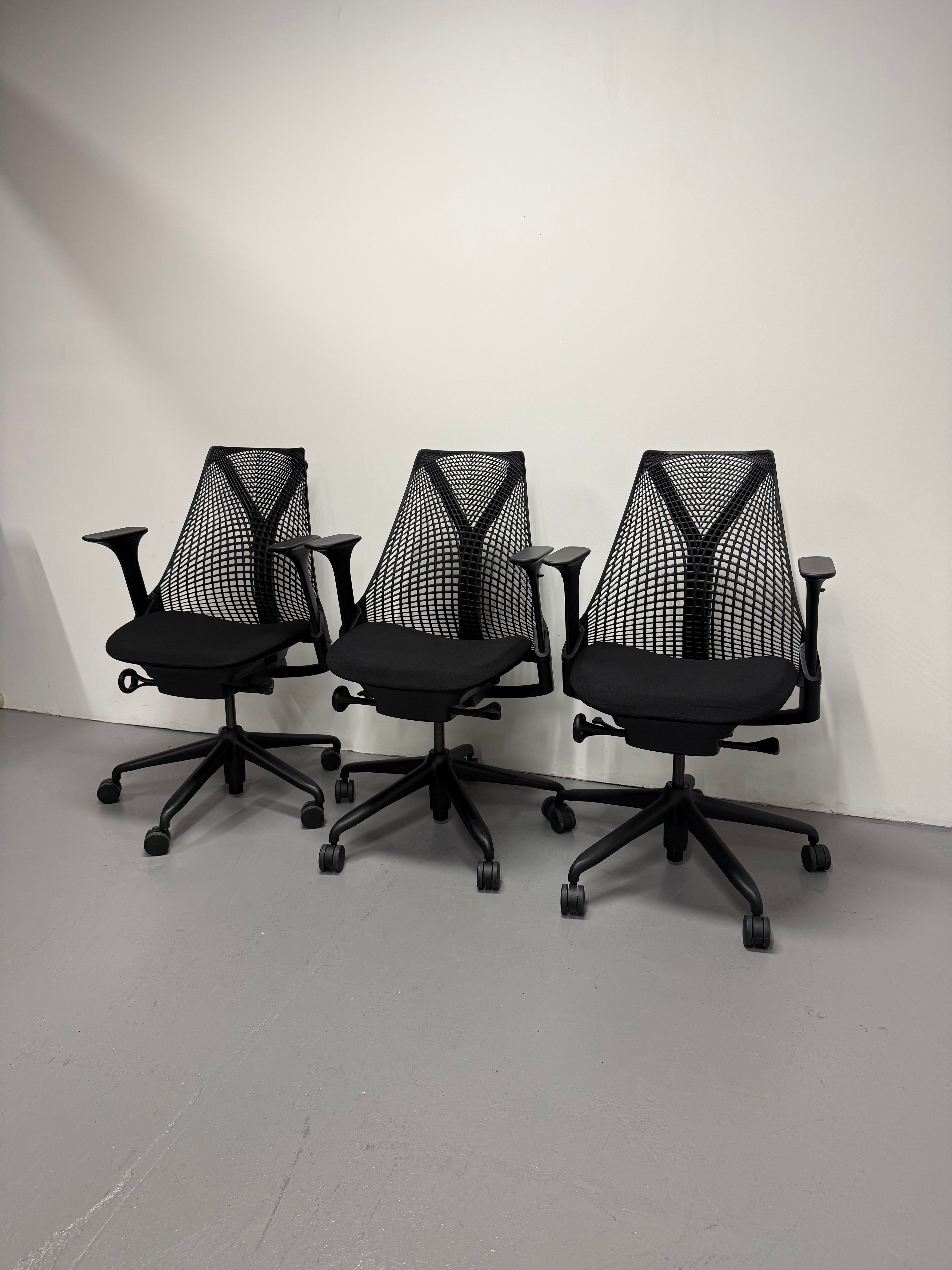 Herman Miller Sayl Task Chair - Black with Armrests