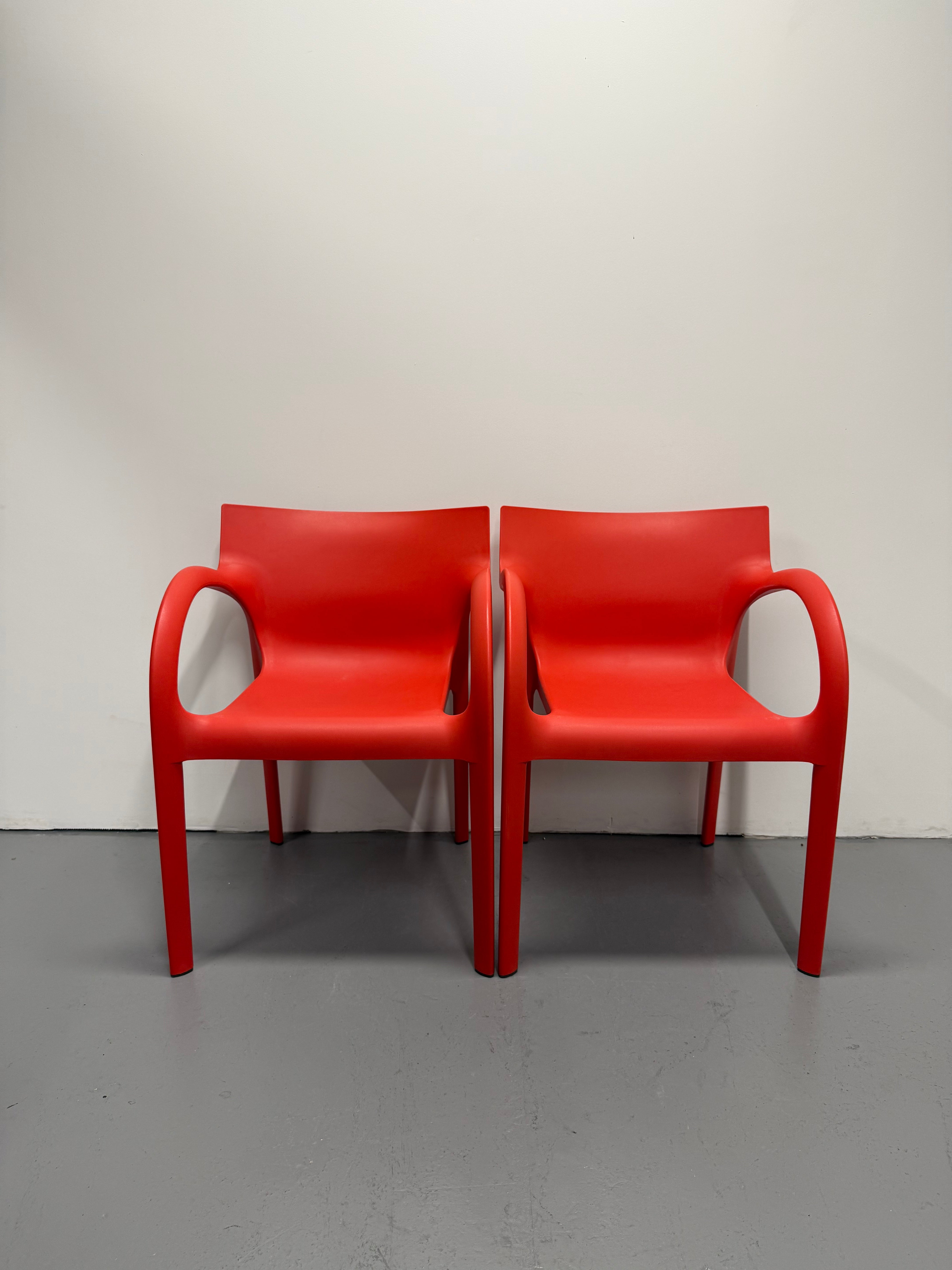 Segis Poppy Star Outdoor Chair – Red (4-Leg Base)