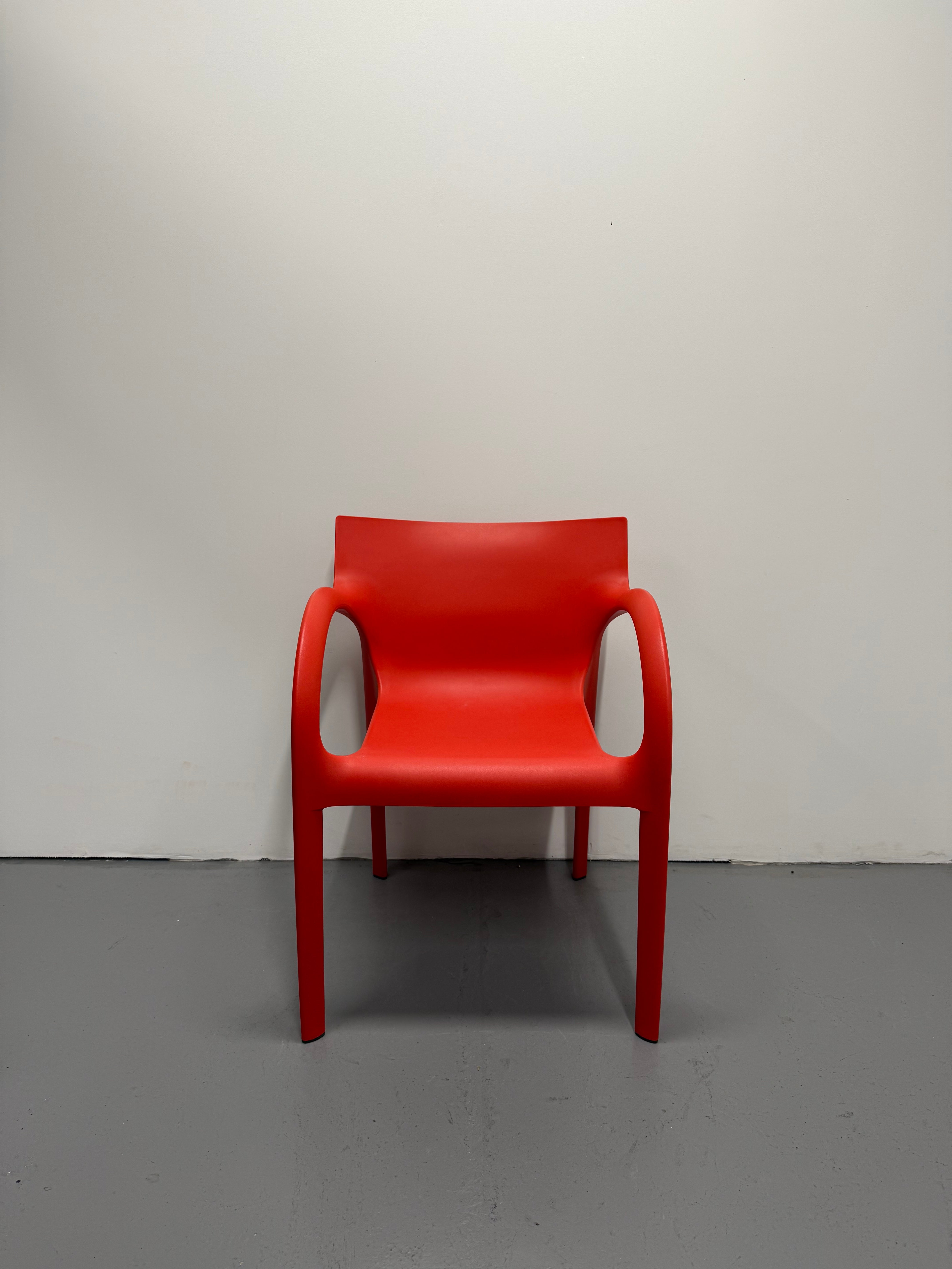 Segis Poppy Star Outdoor Chair – Red (4-Leg Base)