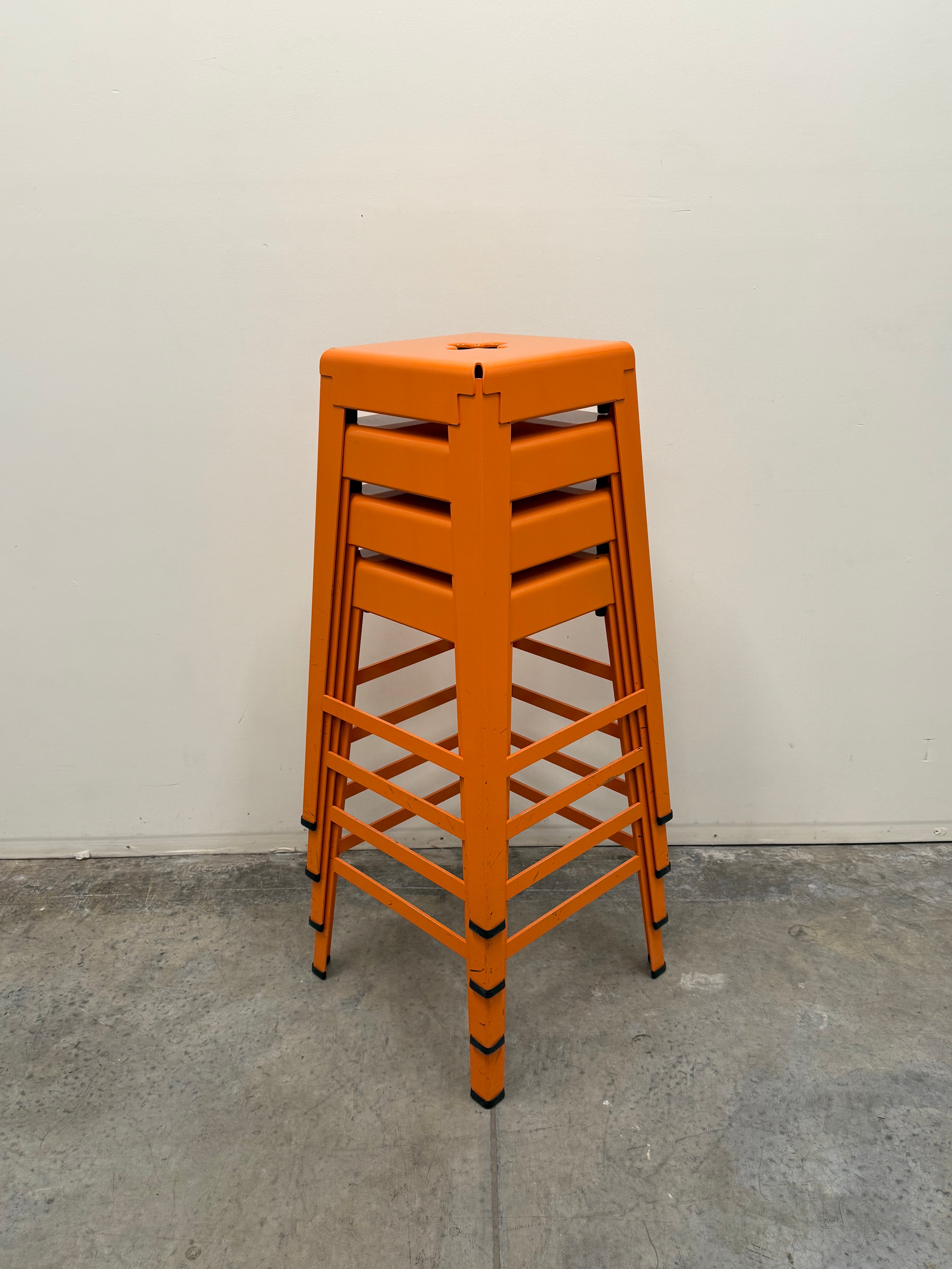 Tait Good One Barstool – Orange Powder Coat Steel (Australian Made)