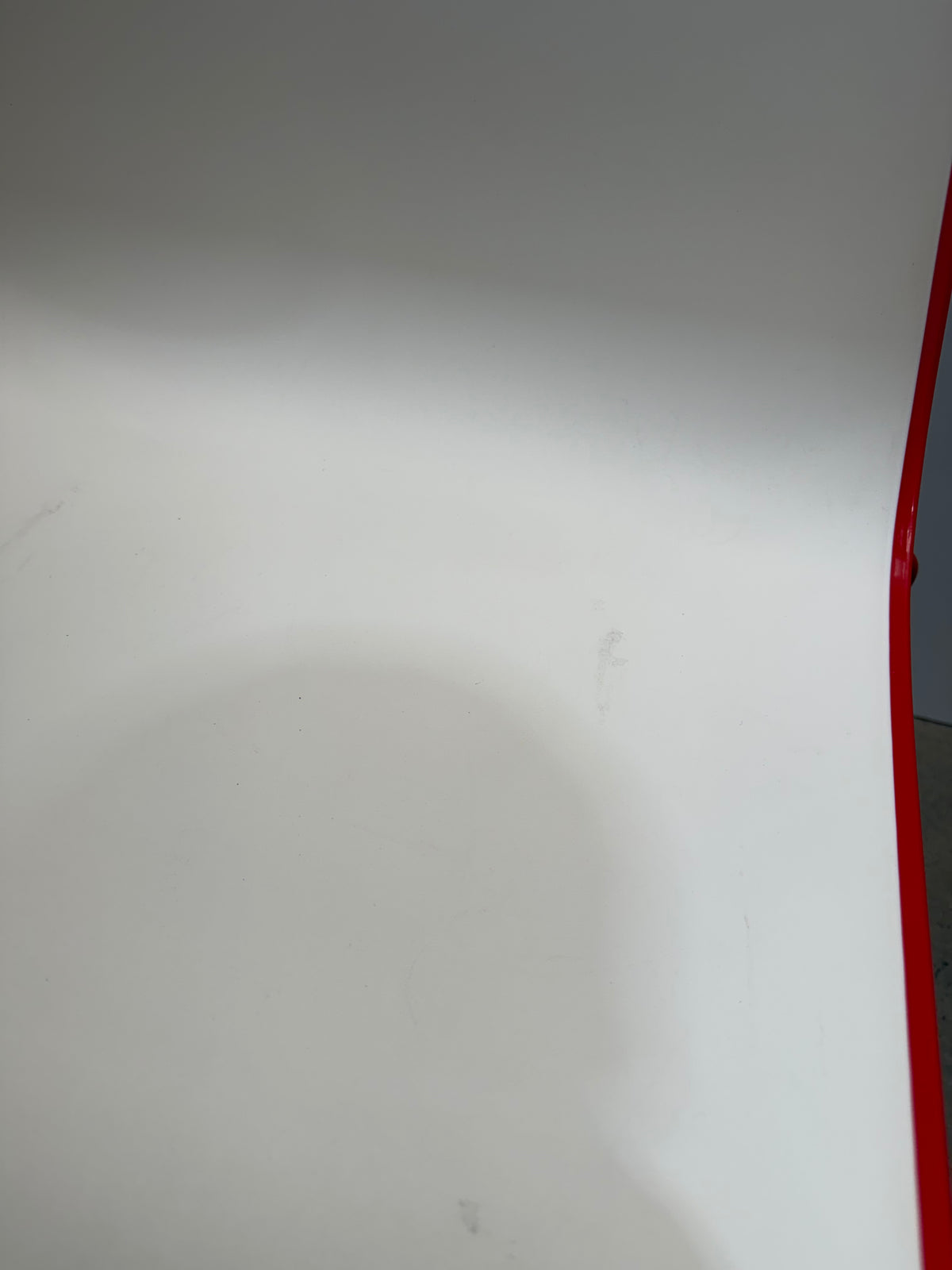Pedrali 3D-Colour 777 Chair – White Front / Red Gloss Back / Red Sled Base – view 8 – pre-owned