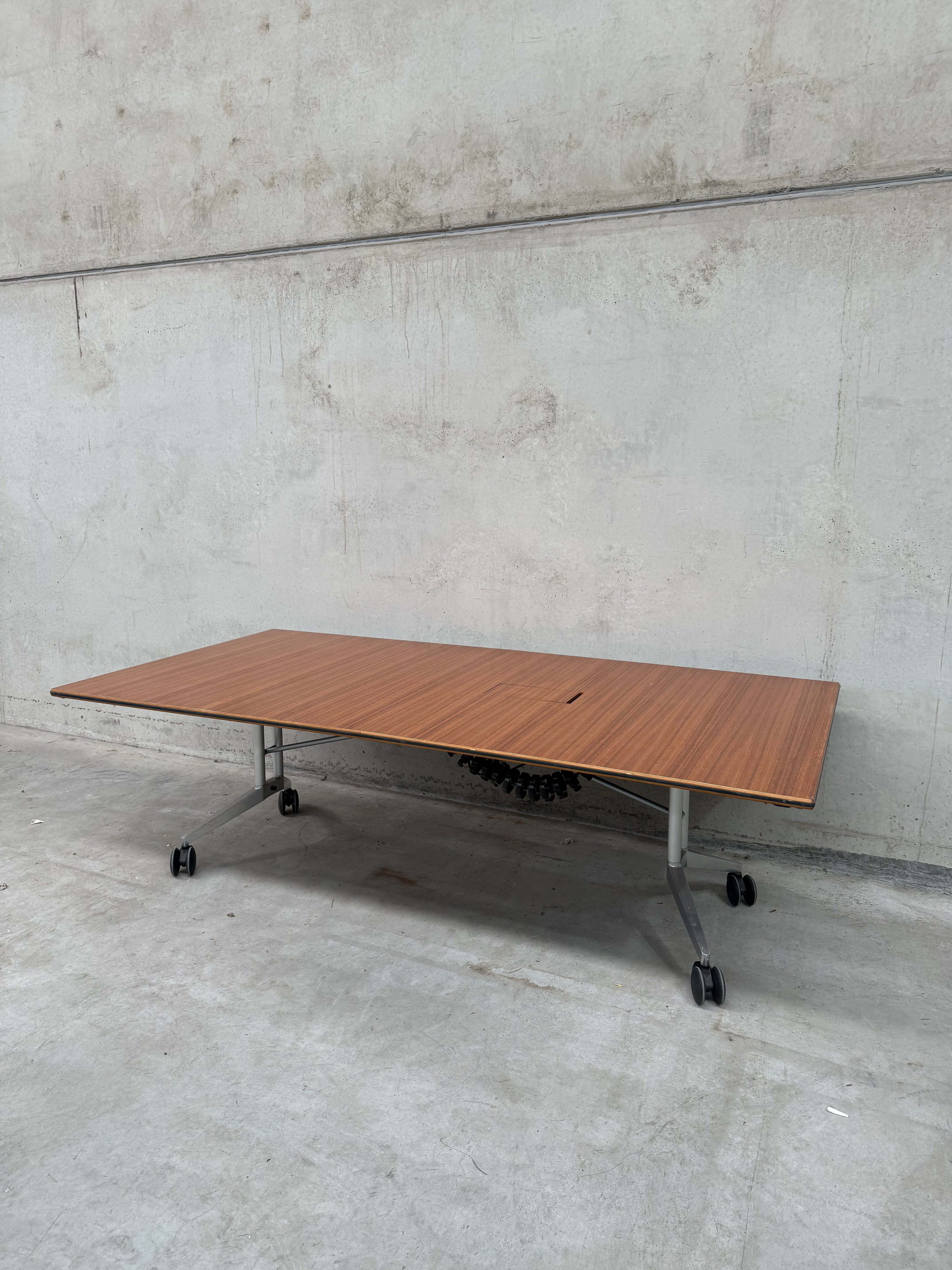 Wilkhahn Confair Conference / Meeting Table – Brown (2400 × 1200)