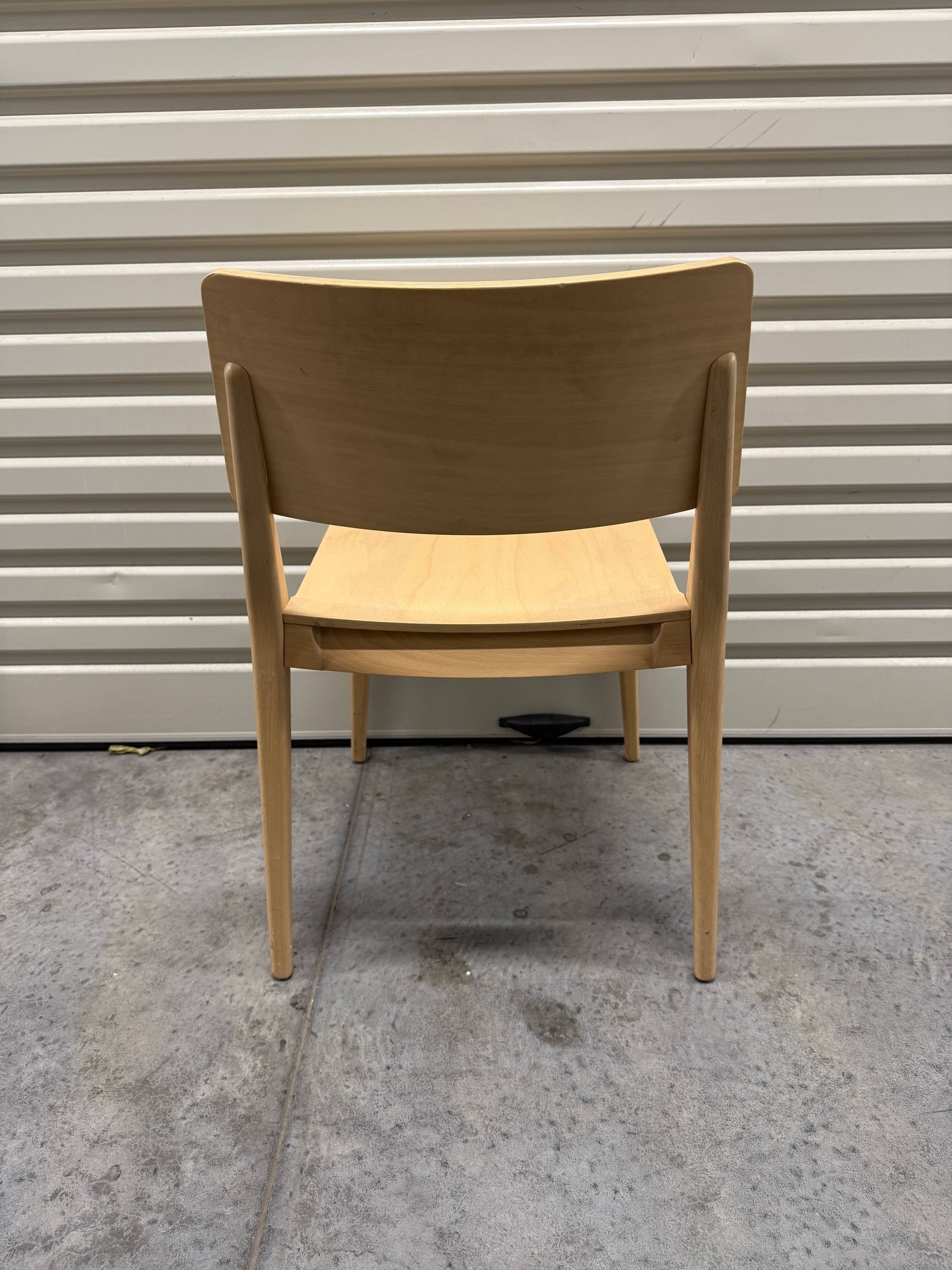 Billiani Take 585 Chair – Natural Beech Wood