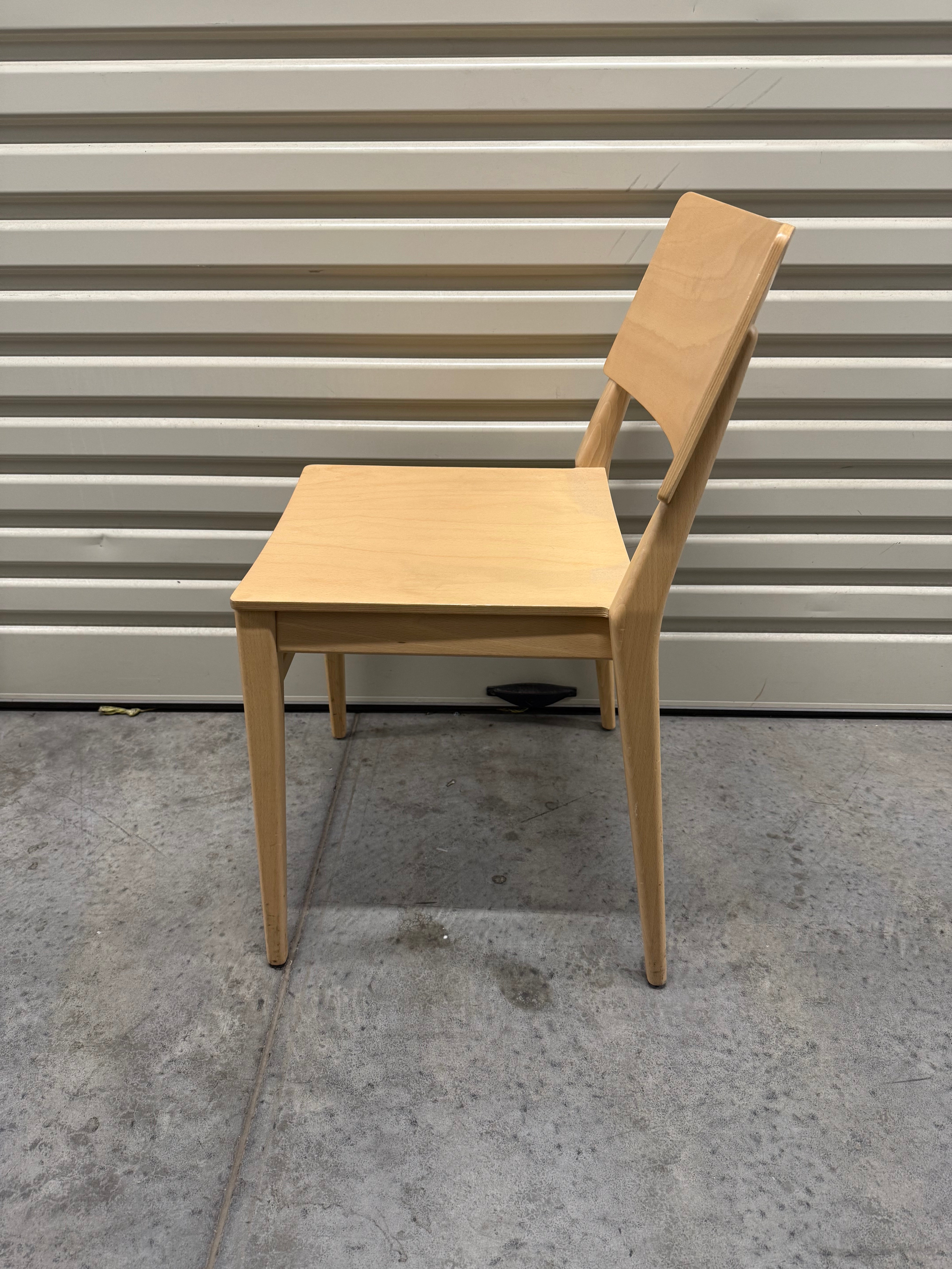 Billiani Take 585 Chair – Natural Beech Wood