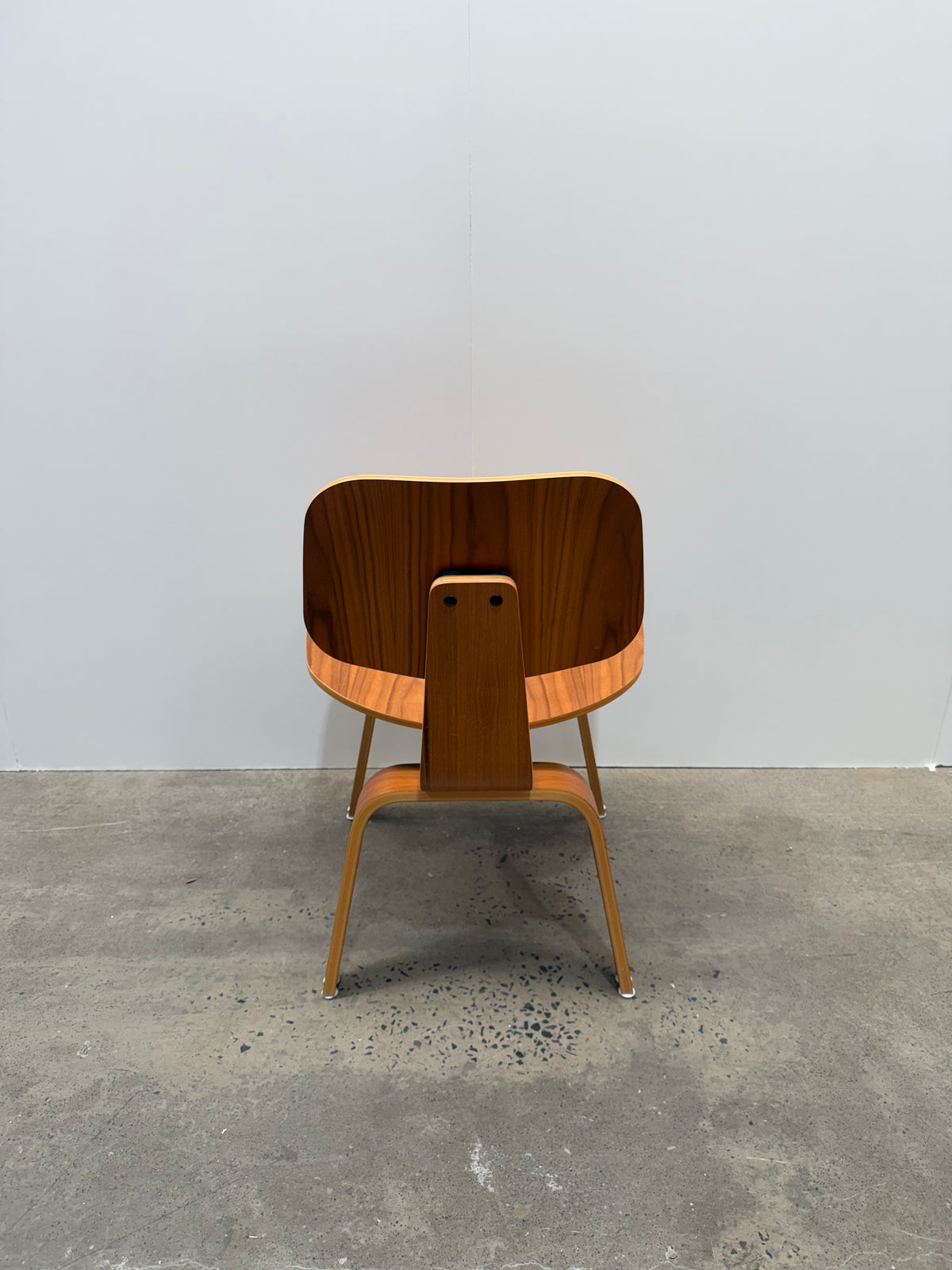 Authentic Eames DCW Molded Plywood Dining Chair - Walnut
