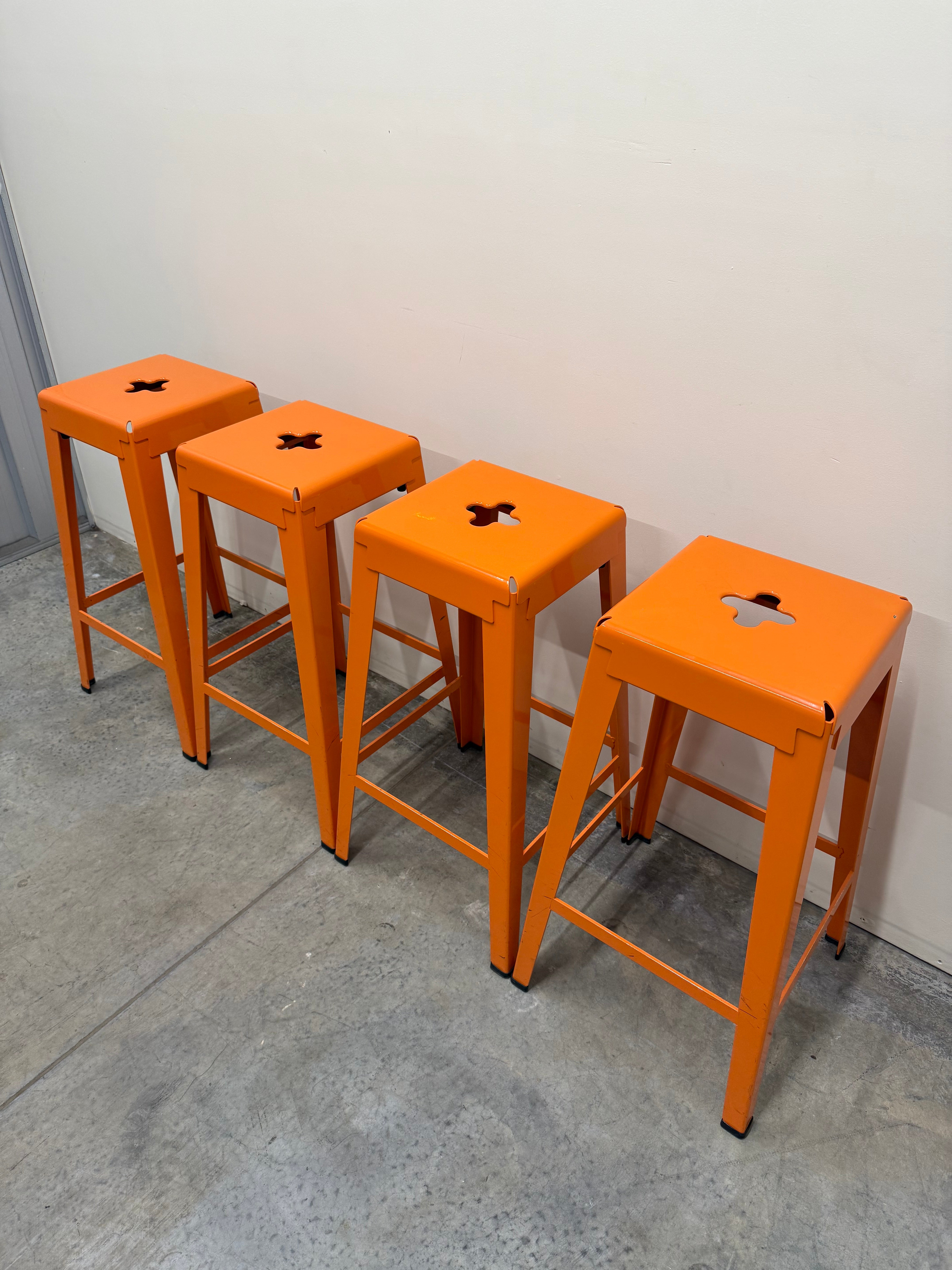 Tait Good One Barstool – Orange Powder Coat Steel (Australian Made)