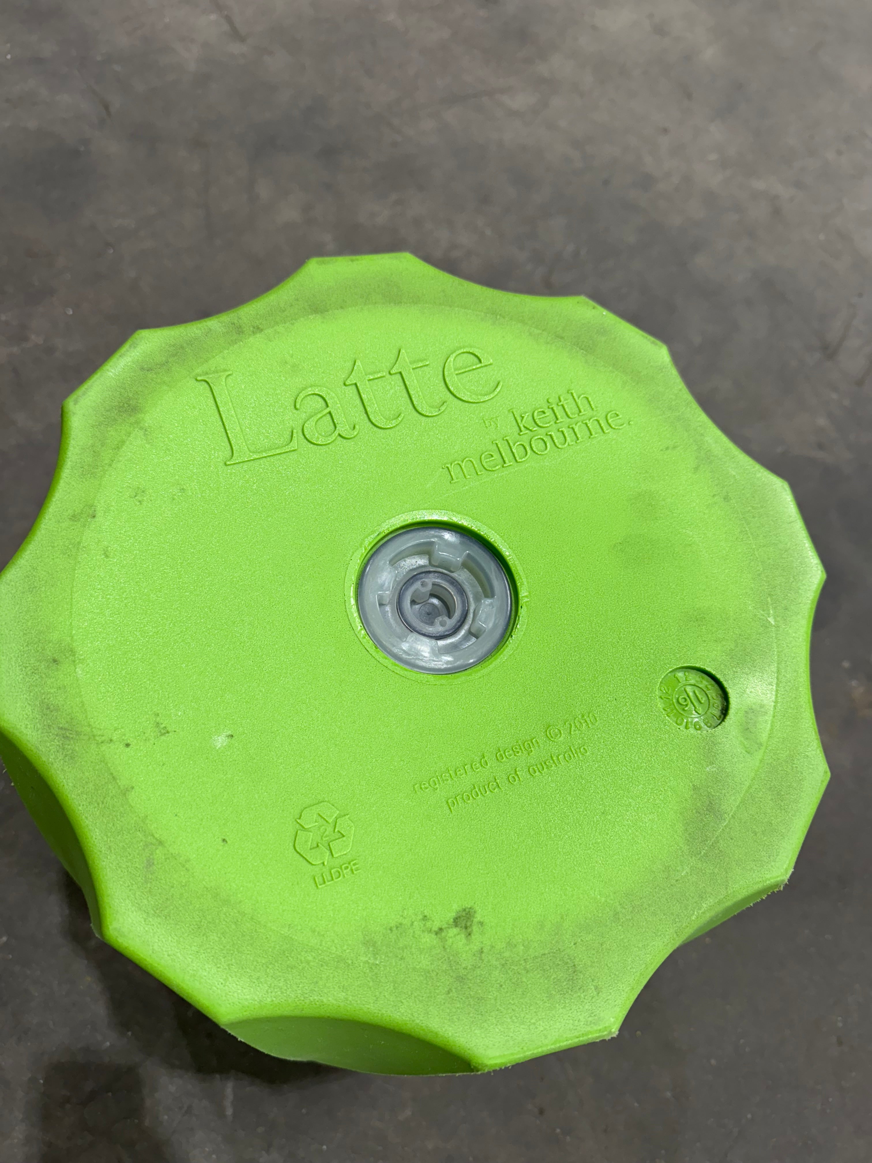 Latte Café Stool by Keith Melbourne Glass Collection - Green