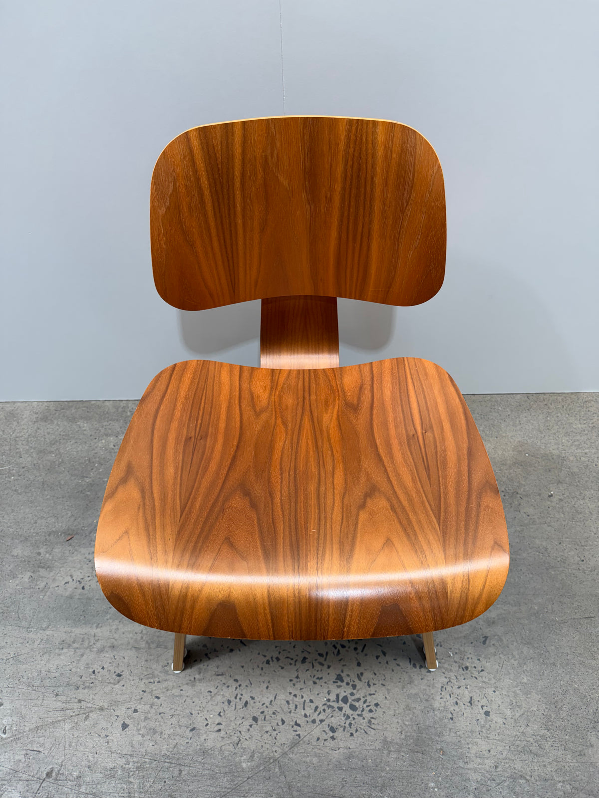 Authentic Eames DCW Molded Plywood Dining Chair - Walnut