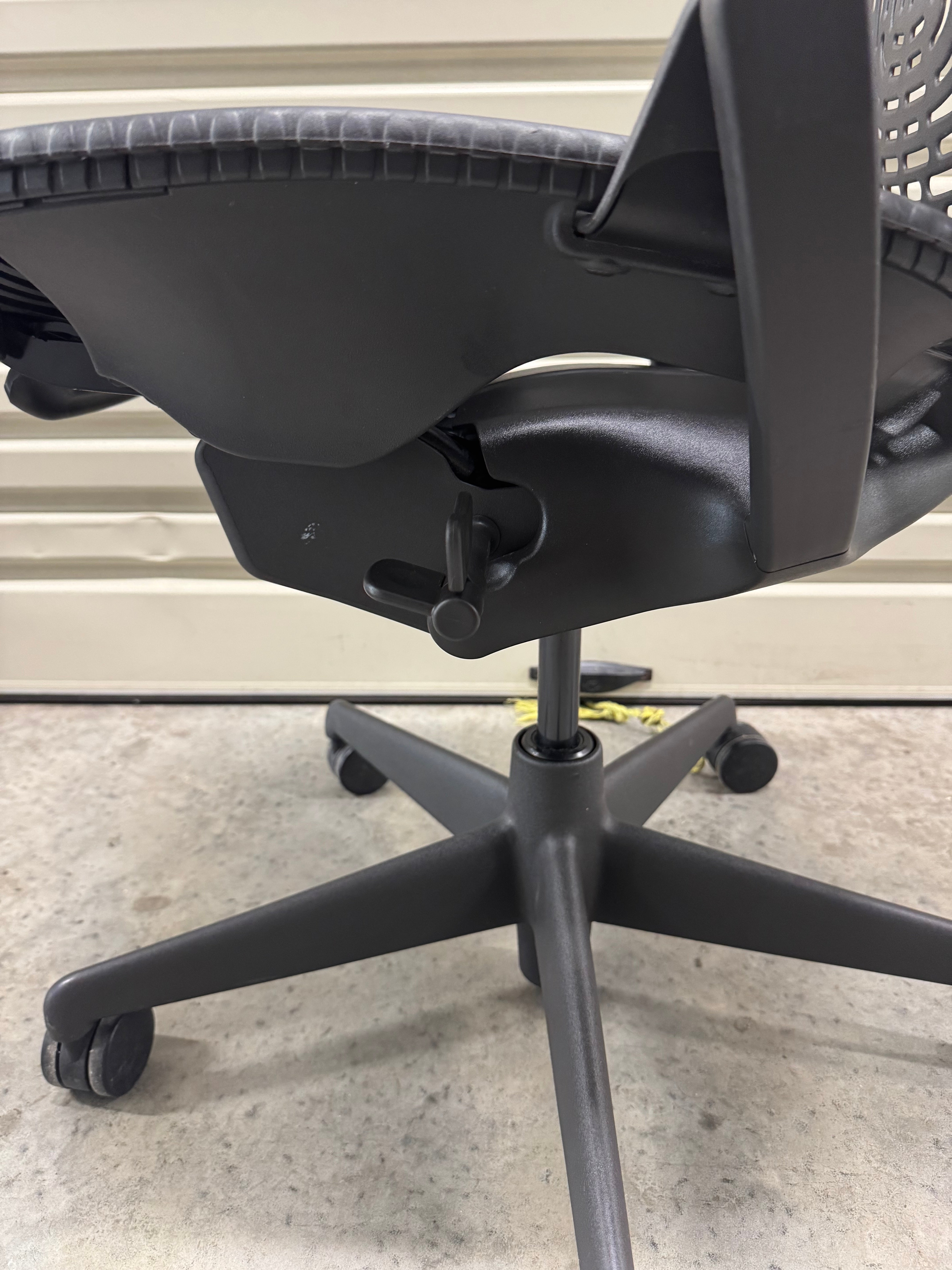 Herman Miller Mirra Office Chair no Arms - Graphite - Front and Back Tilt Lock