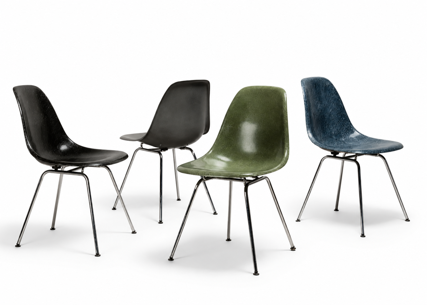 Replacement Nylon Glides for Eames H-Base / DSS Shell Chair