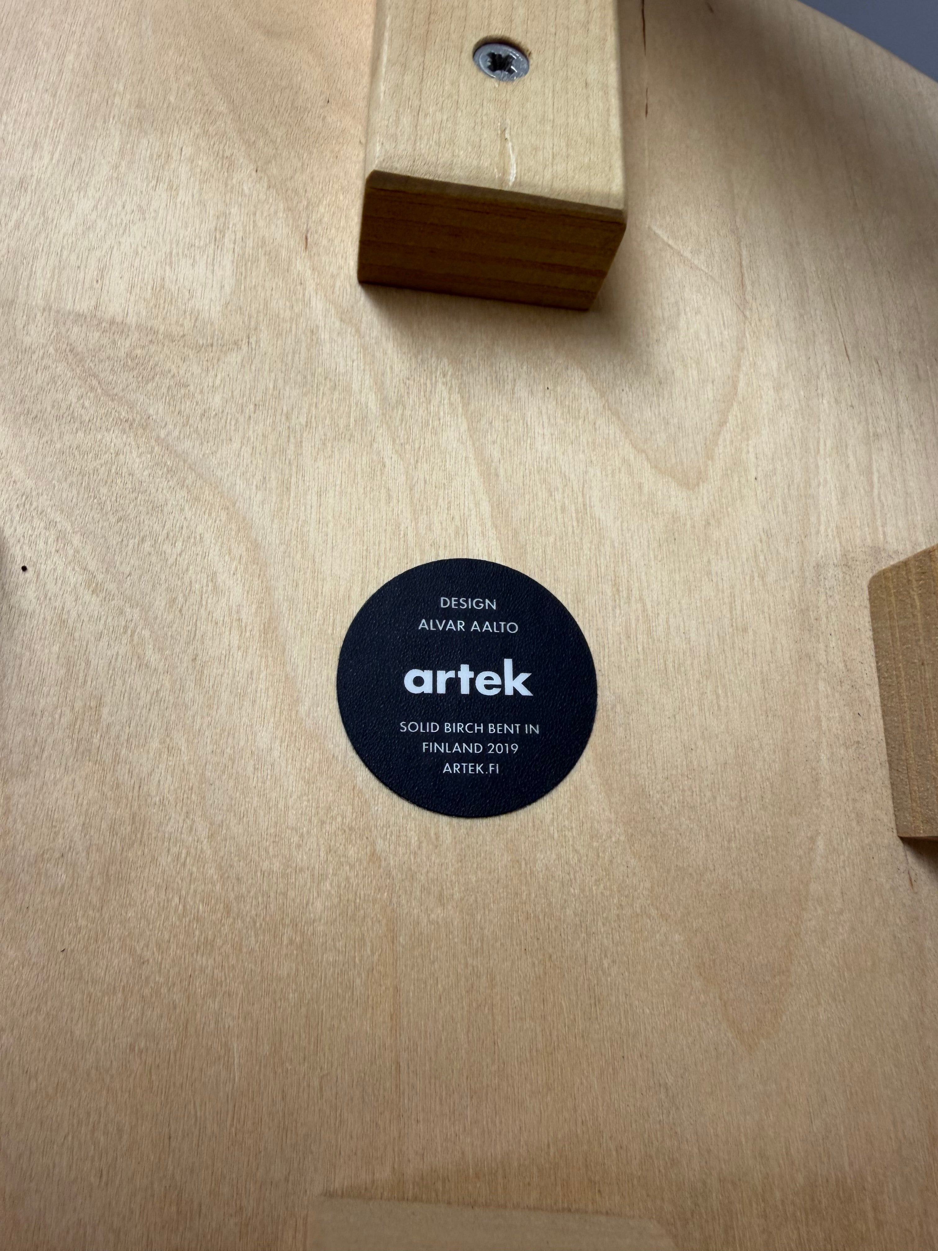 Artek Bar Stool 64 by Alvar Aalto – Natural Birch