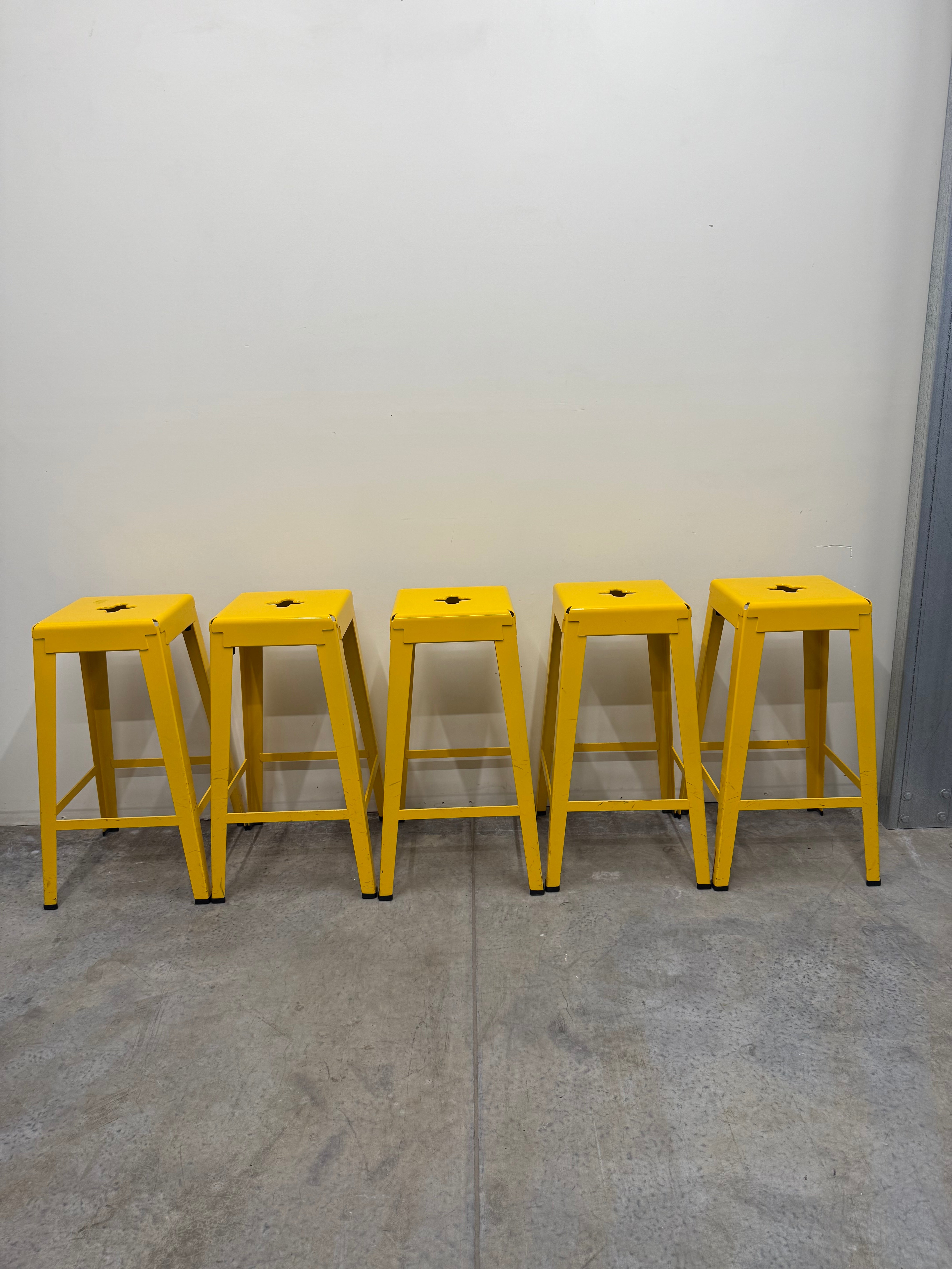 Tait Good One Barstool – Yellow Powder Coat Steel (Australian Made)