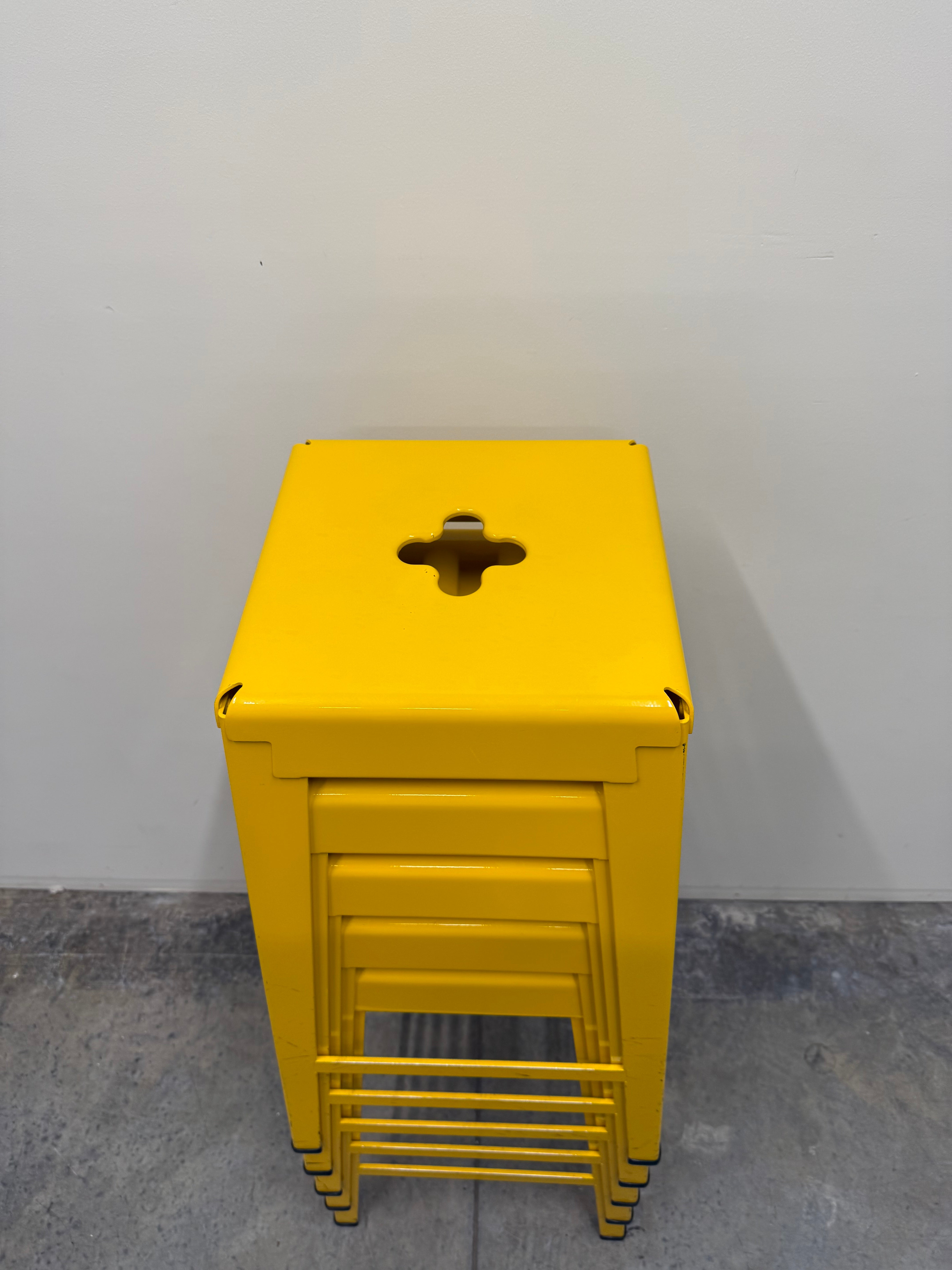 Tait Good One Barstool – Yellow Powder Coat Steel (Australian Made)