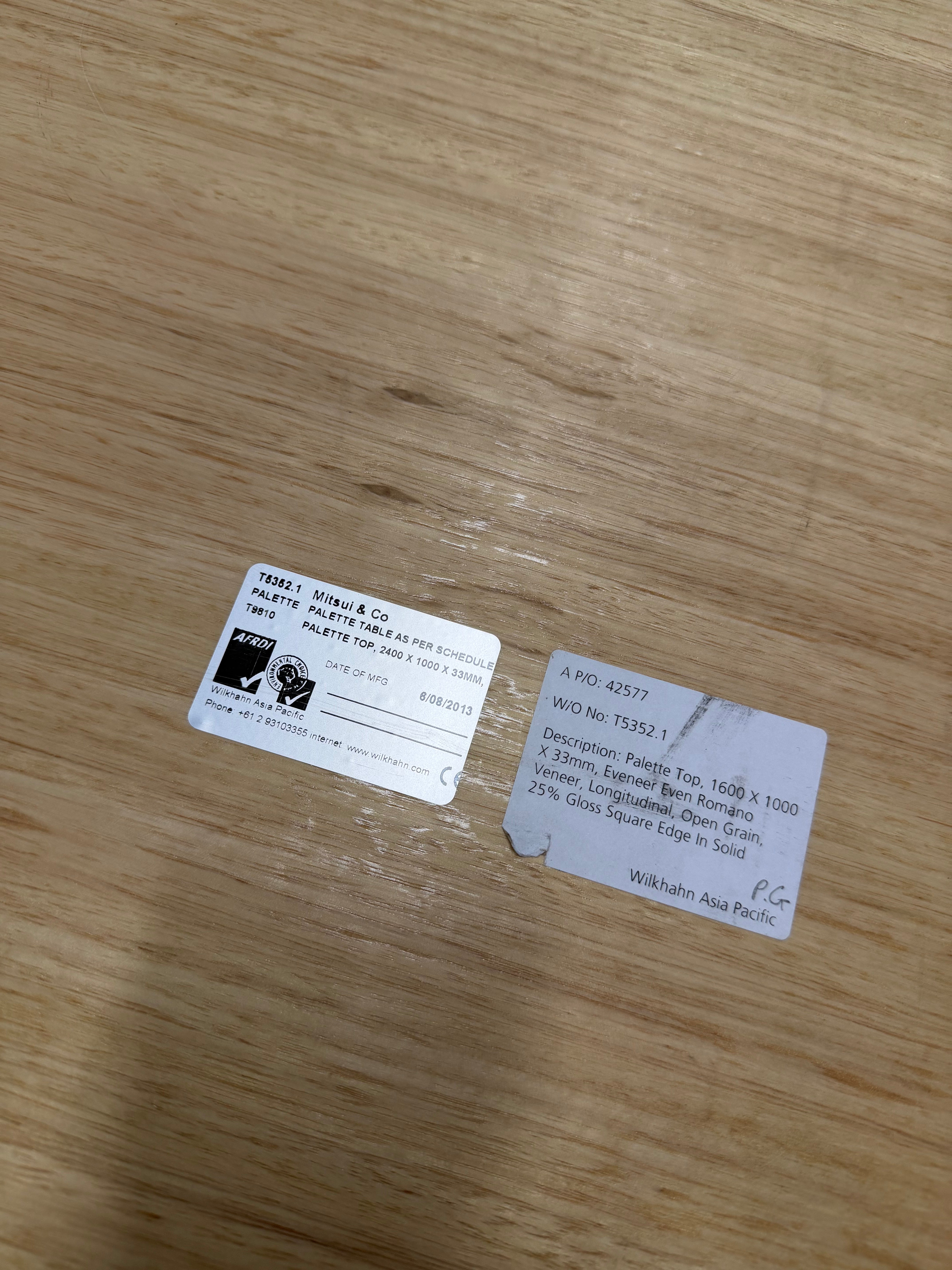 Wilkhahn “Palette” Boardroom Table - 1600 × 1000 mm