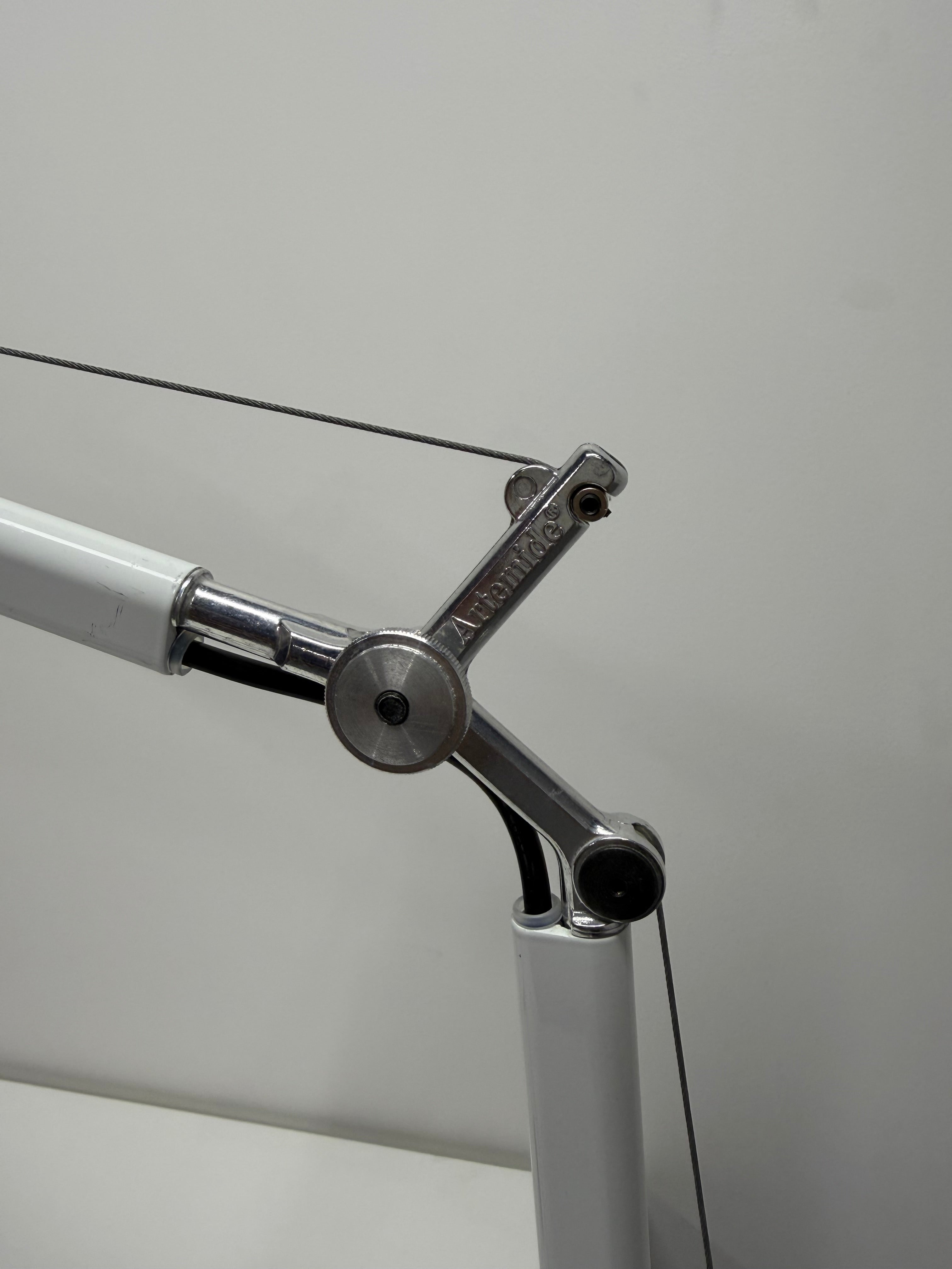 Artemide Tolomeo Mini Desk Lamp White - Clamp Mount | De Lucchi & Fassina